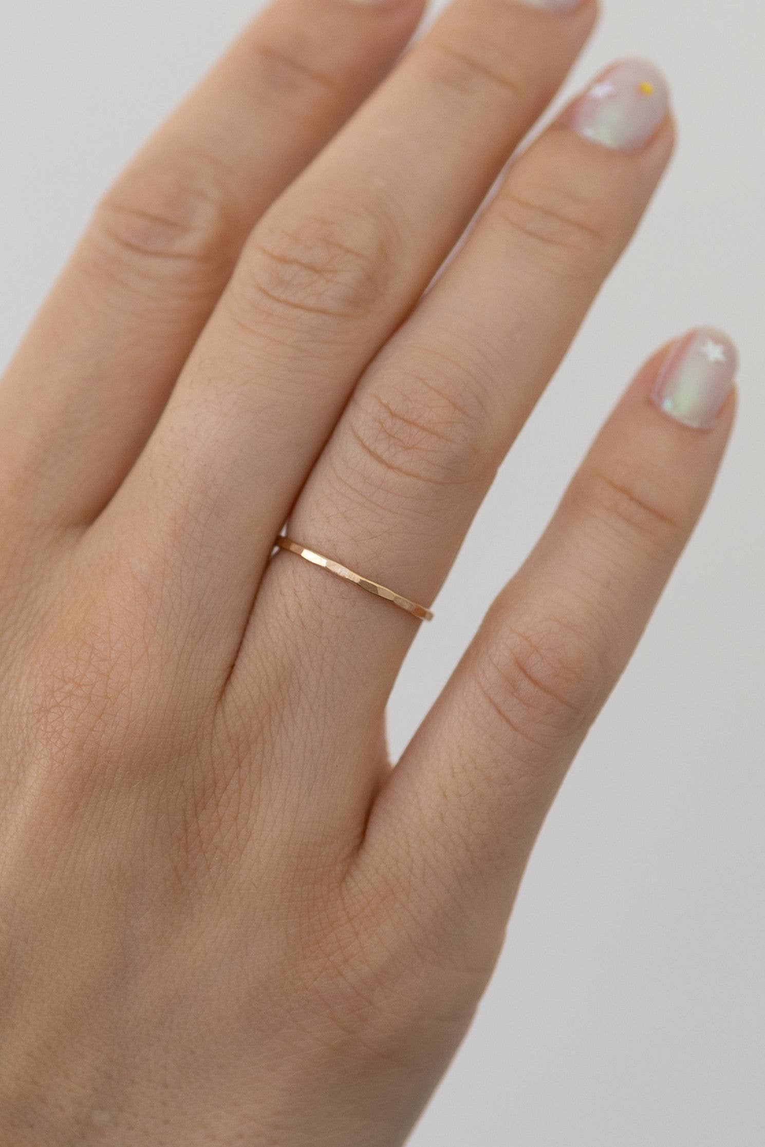 Hammered Stacking Ring - Proper