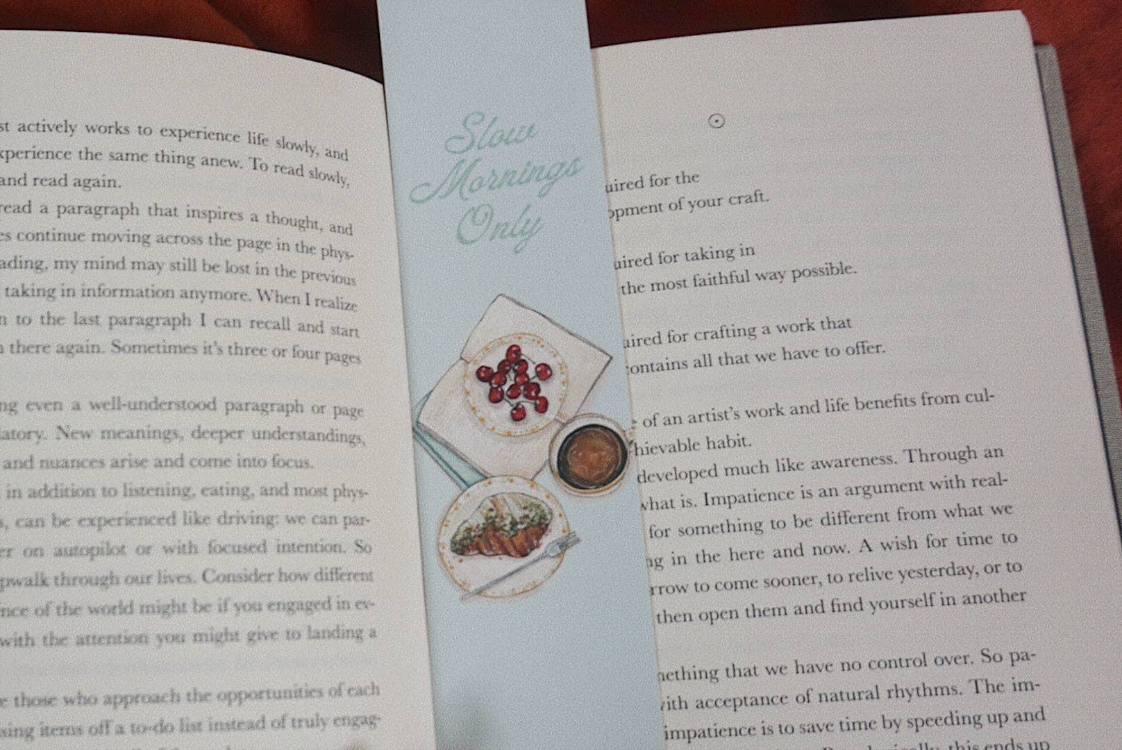 Slow Mornings Only Bookmark - Proper