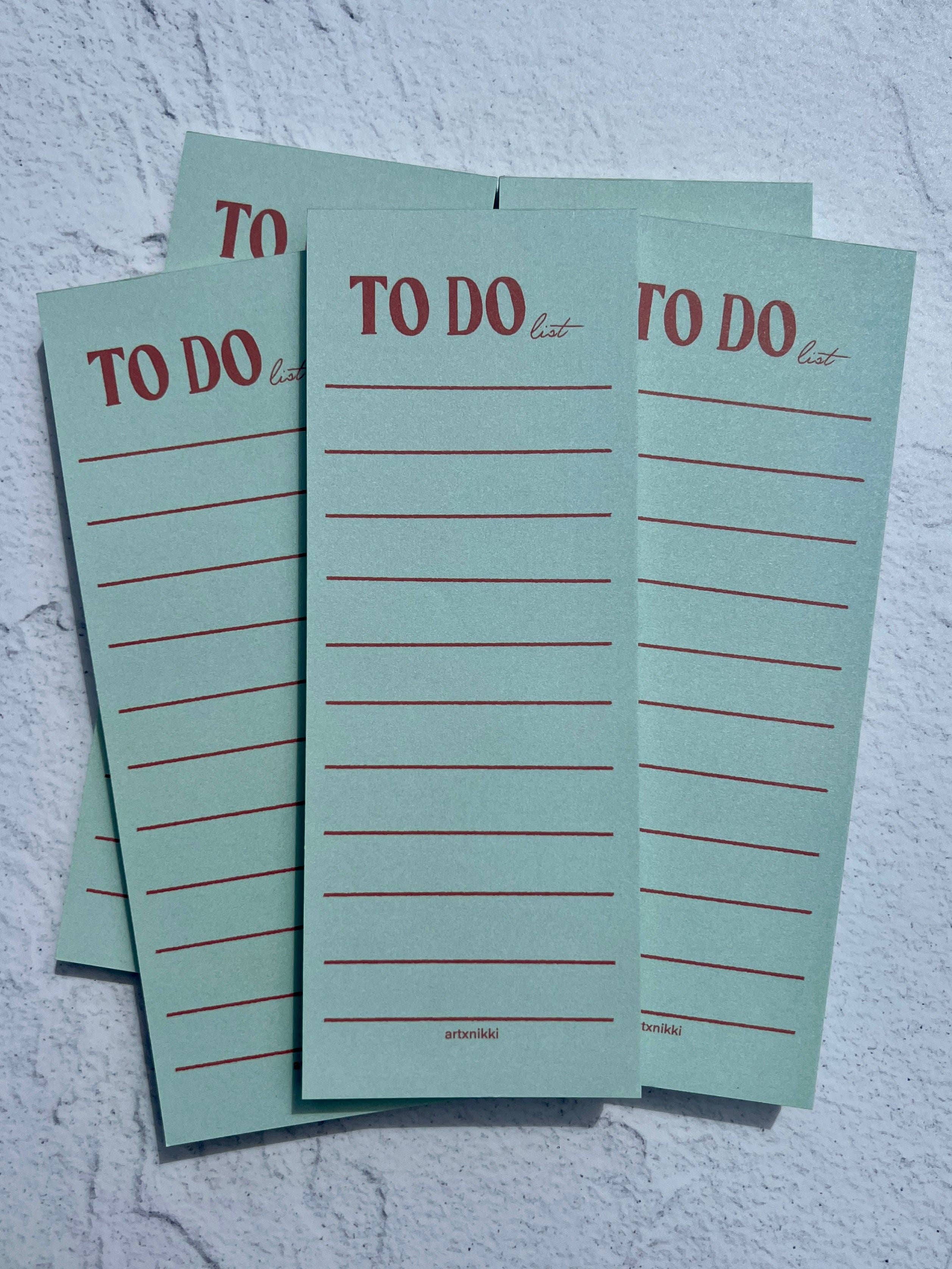 "To Do List" Notepad: 50 pages - Proper