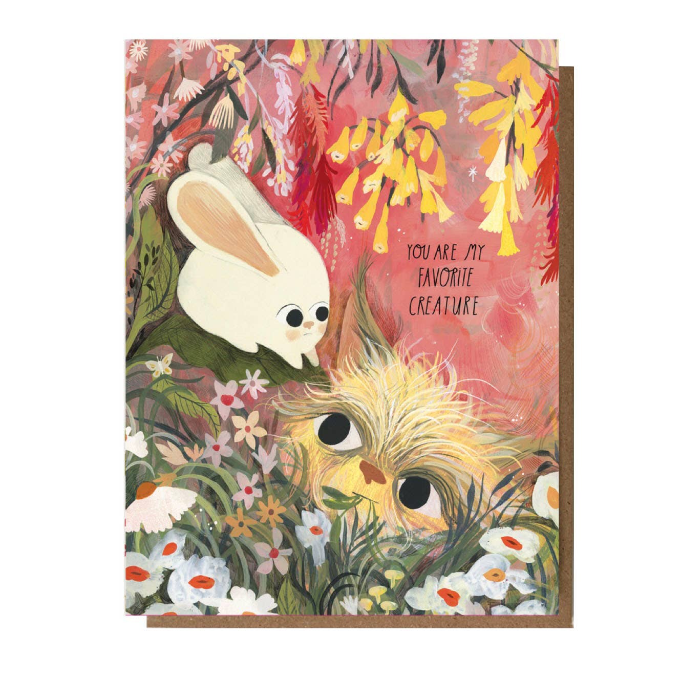 You Are My Favorite Creature Greeting Card - Proper