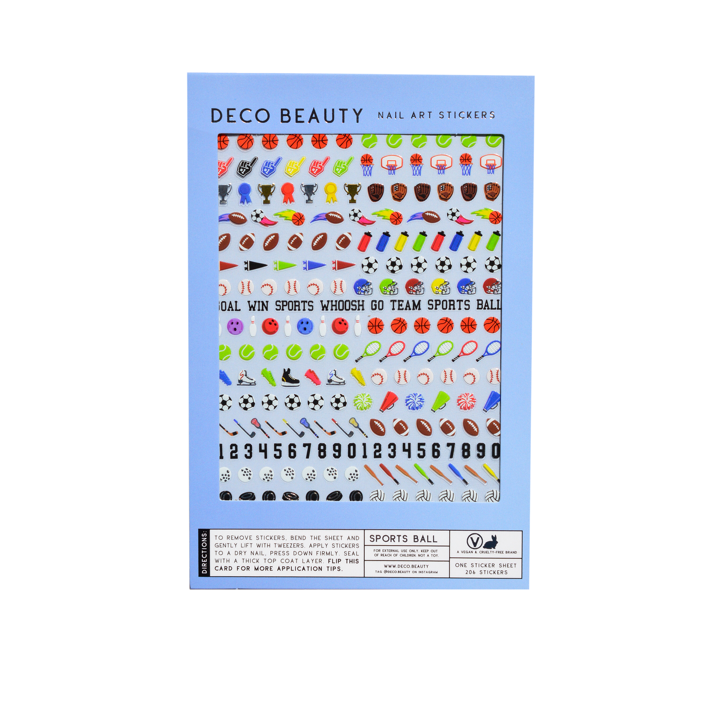 Nail Art Stickers - Sports Ball