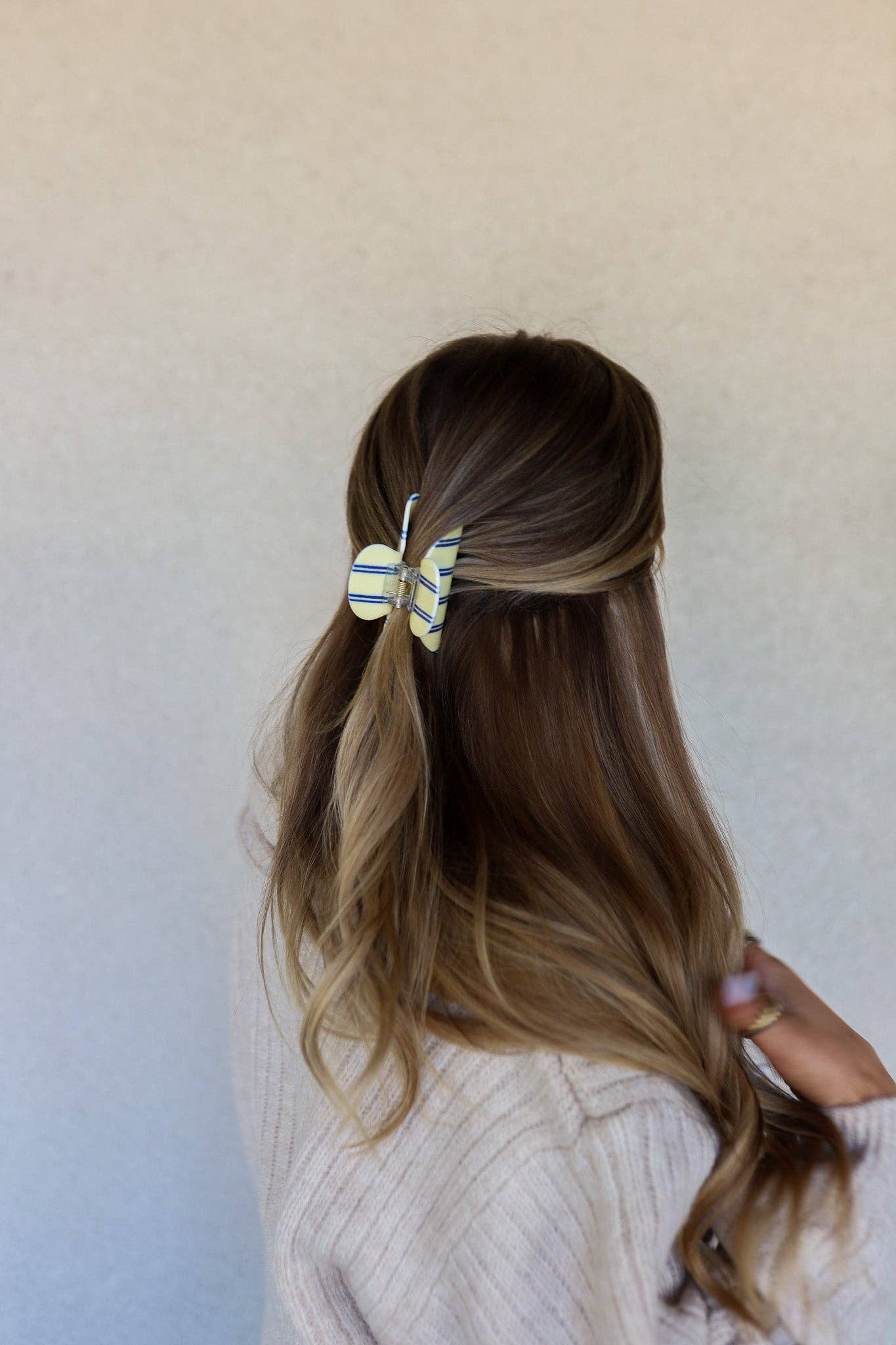 Pinstripe Claw Clip - Proper