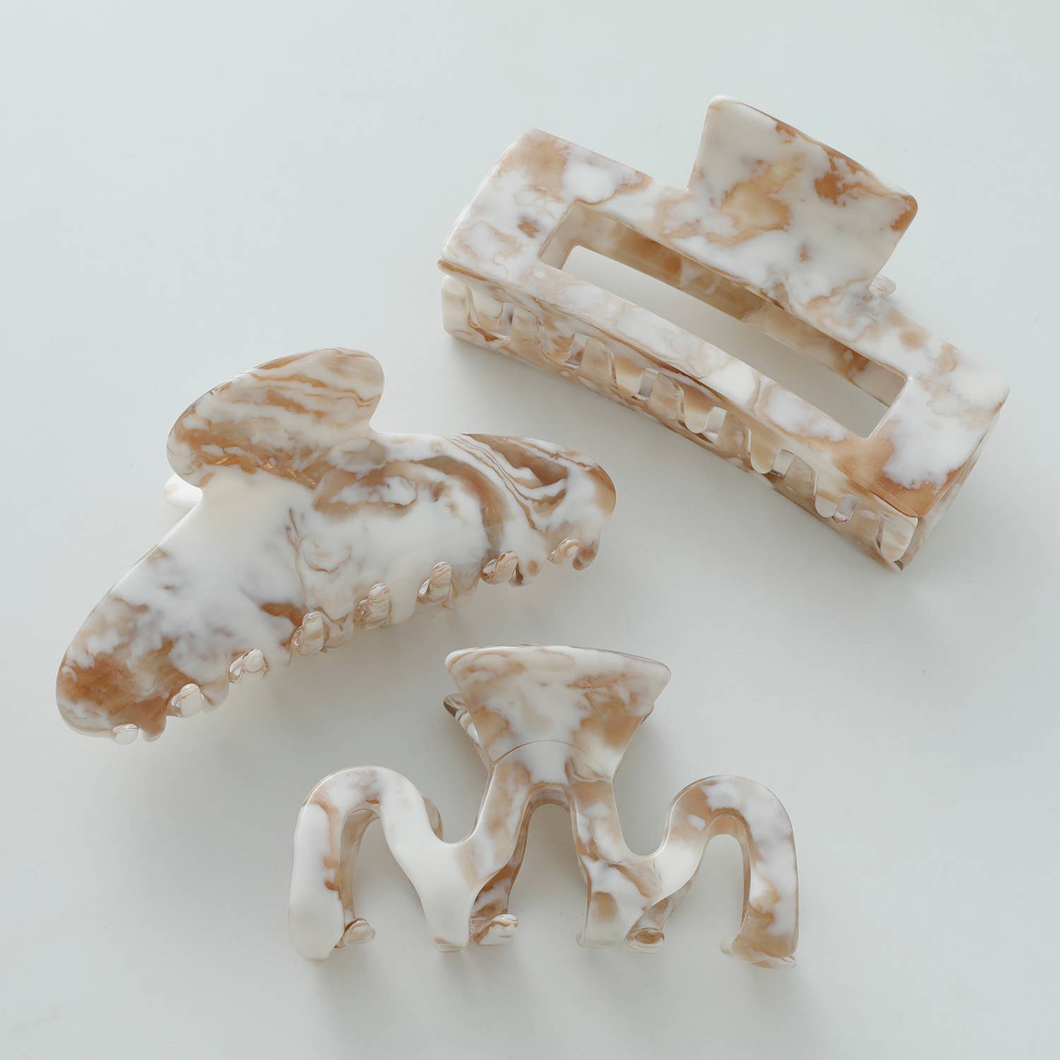 Calacatta Large Claw Clip - Proper