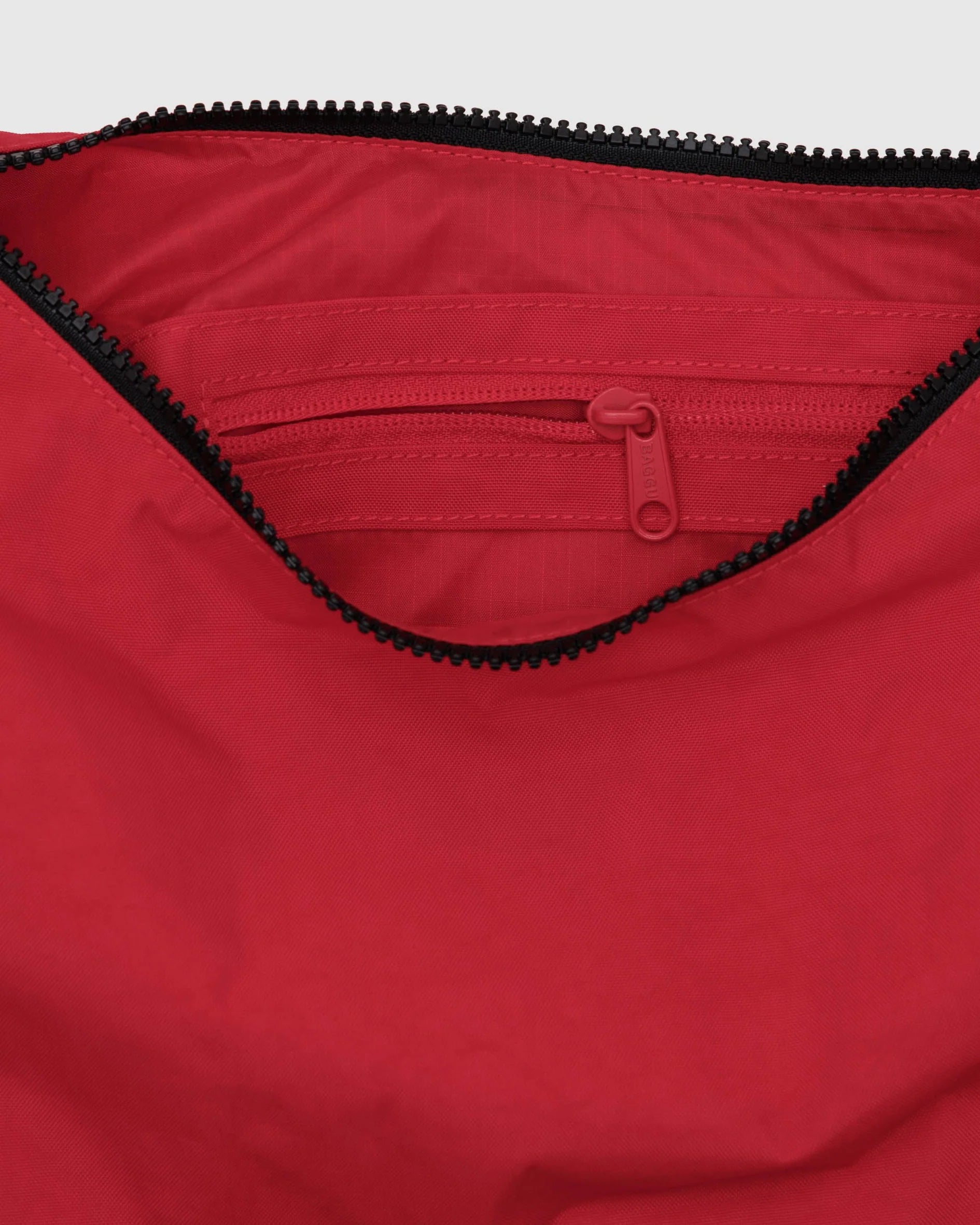 Baggu Medium Nylon Crescent Bag -  Candy Apple 47" Strap - Proper
