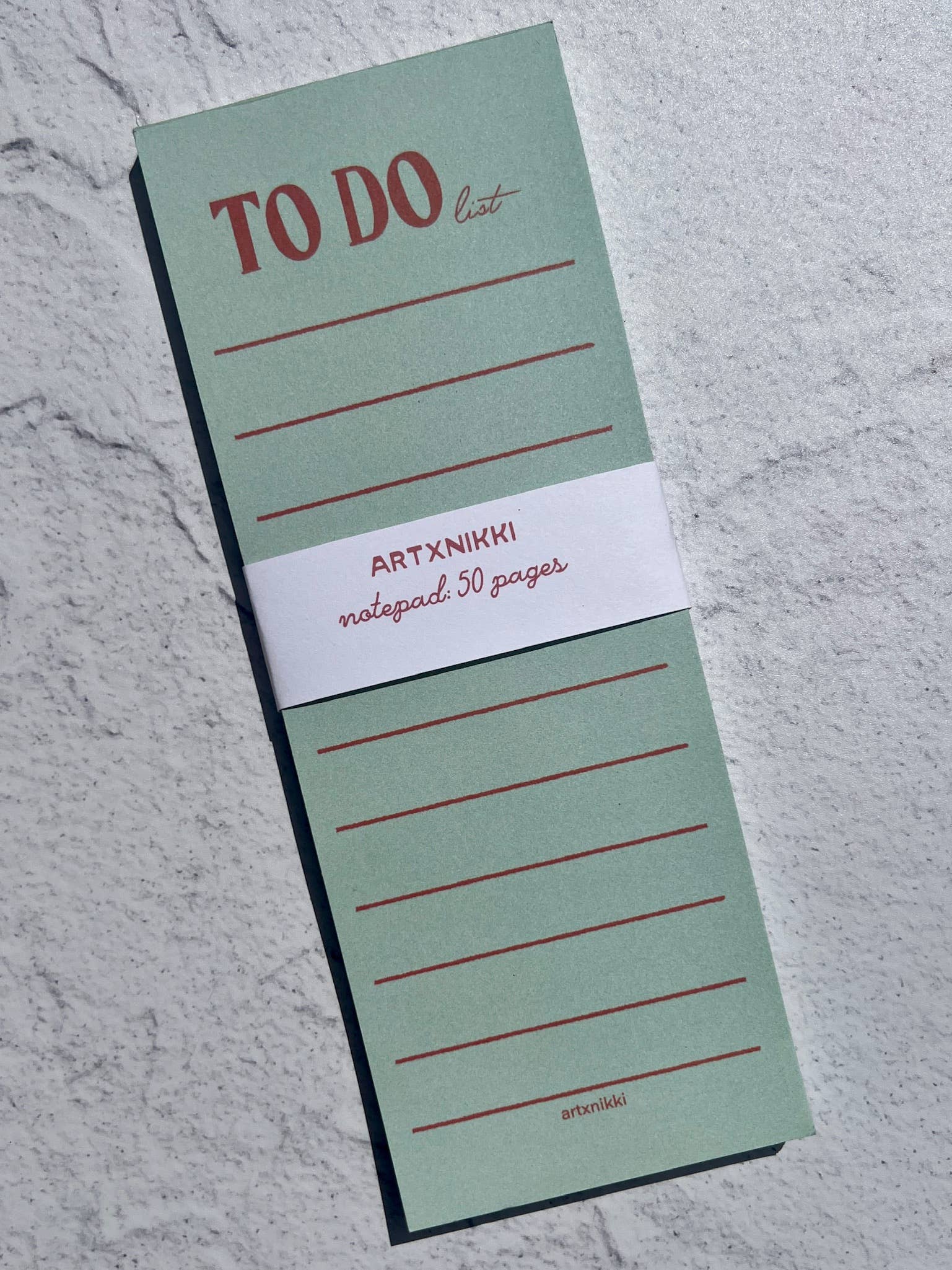 "To Do List" Notepad: 50 pages - Proper