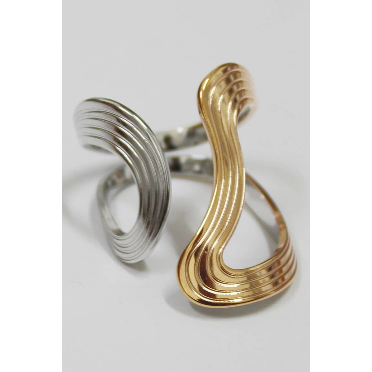 Two Tone Swirly Ring - Proper