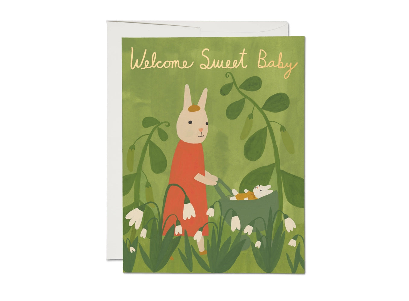 Sweet Bunny Baby Card - Proper