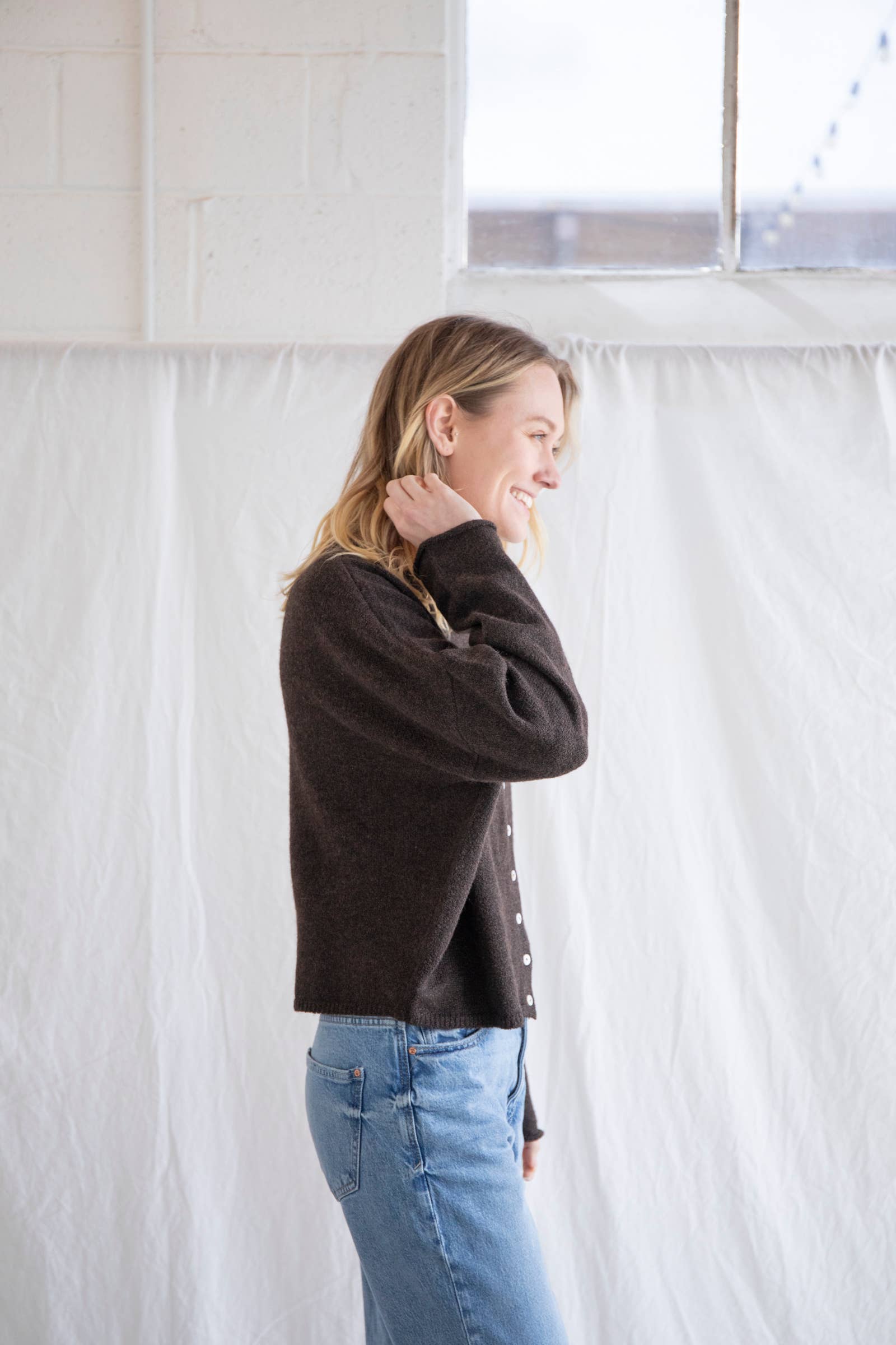 Chocolate Piper Cardigan - Proper