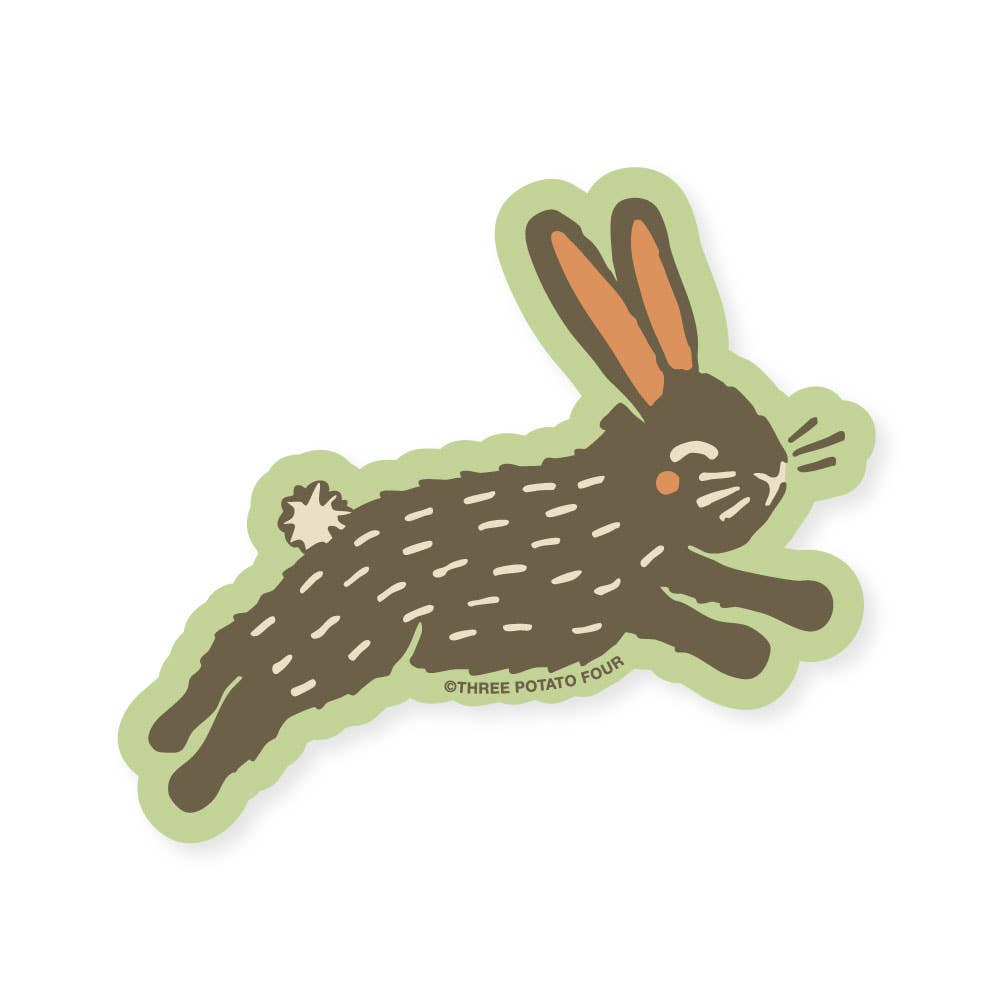 Sticker - Leaping Bunny - Proper