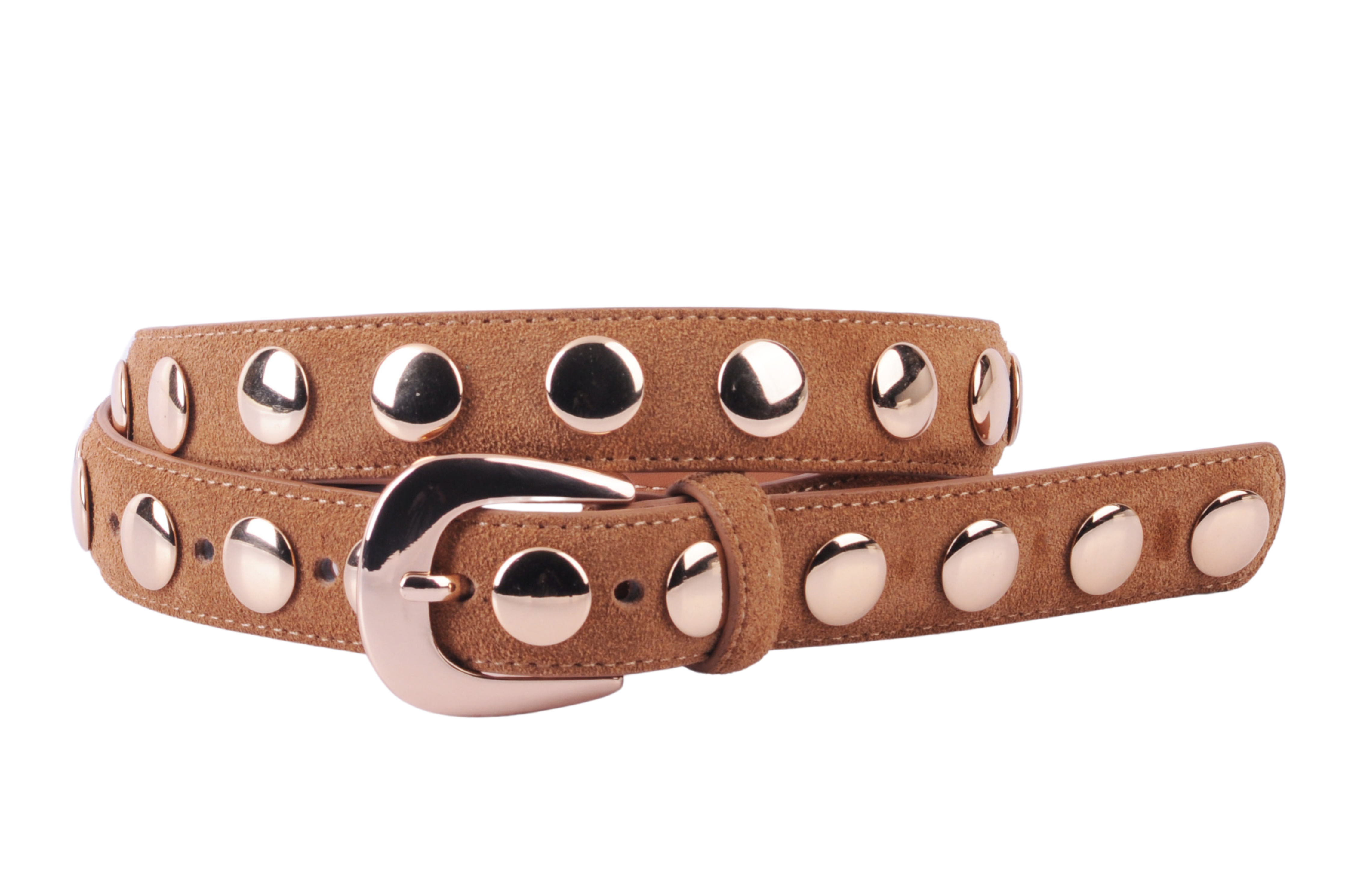 Suede Belt with Studs - Proper