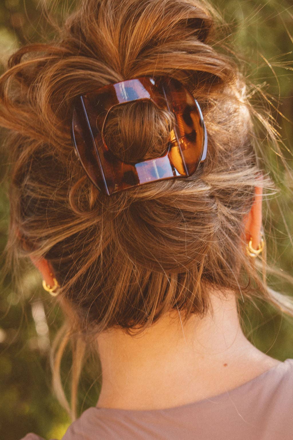 Leopard Curved Claw Clip