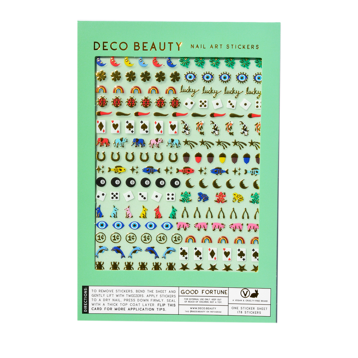 Nail Art Stickers - Good Fortune - Proper
