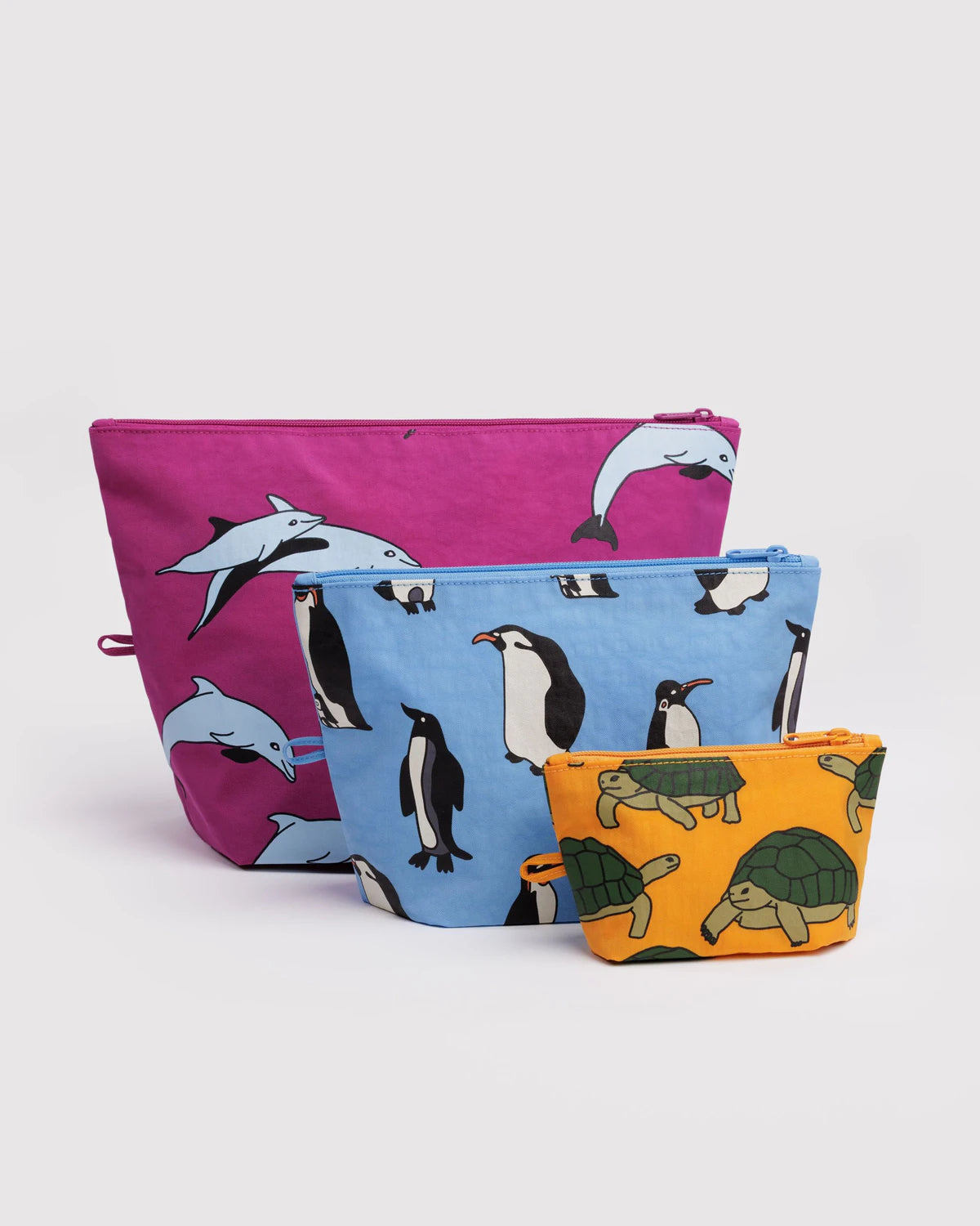 Baggu Go Pouch Set - Vacation Animals - Proper