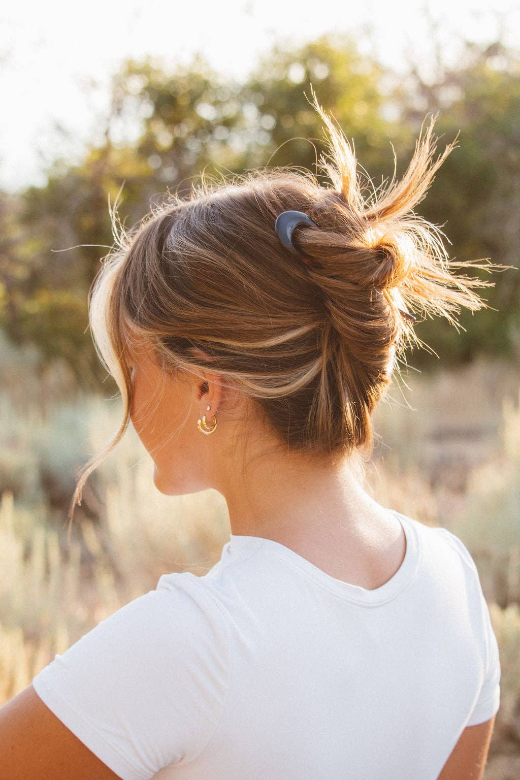 Glossy Wavy Hair Pin