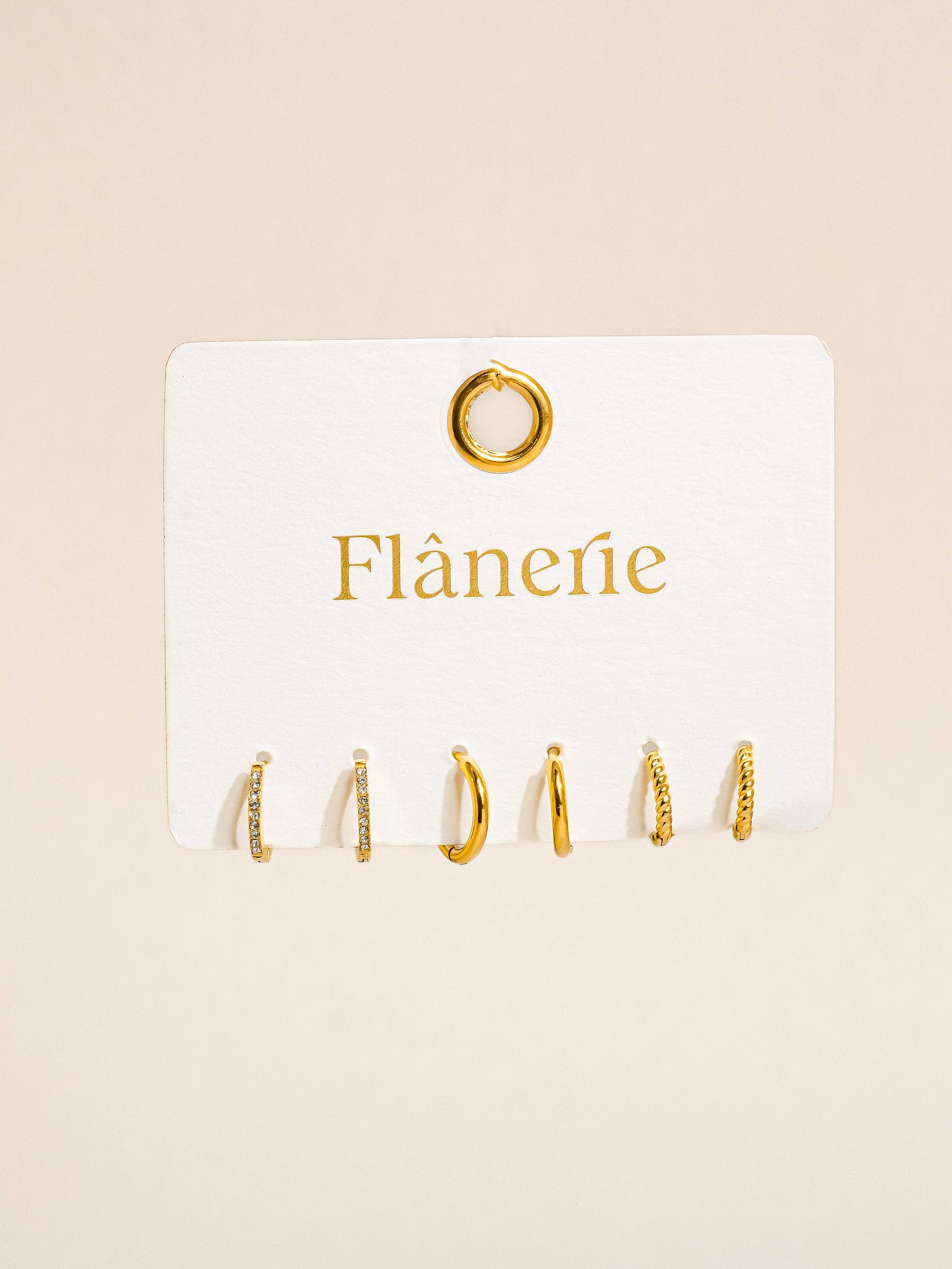 Claude Hoop Earring Set