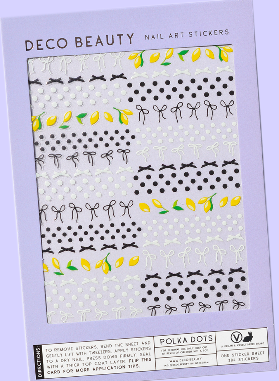Nail Art Stickers - Polka Dots - Proper