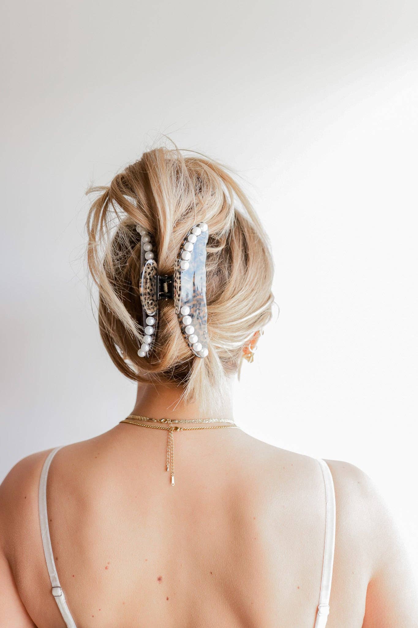 Cheetah Pearl Claw Clip - Proper