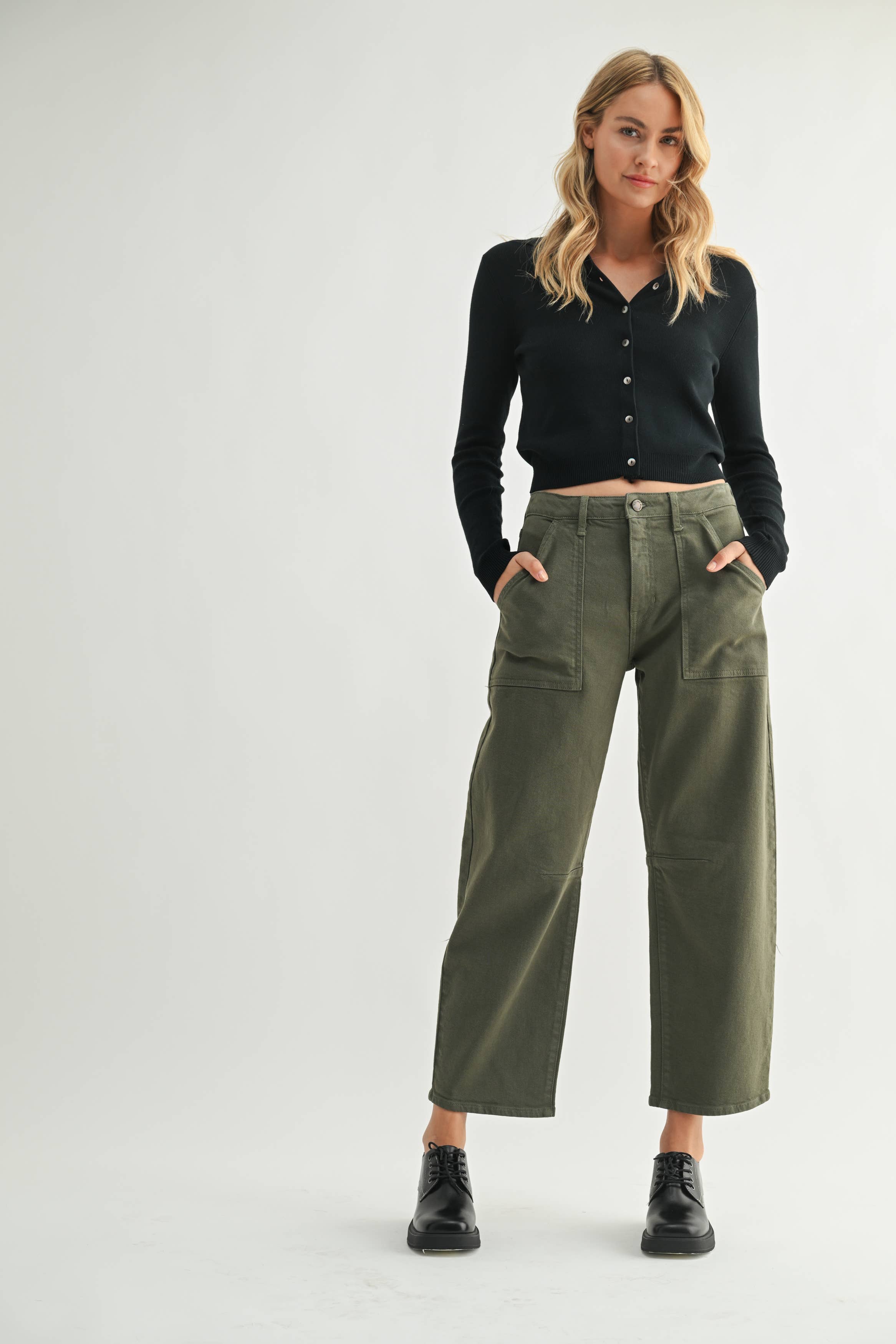 Utility Seamed Barrel Jeans - Proper