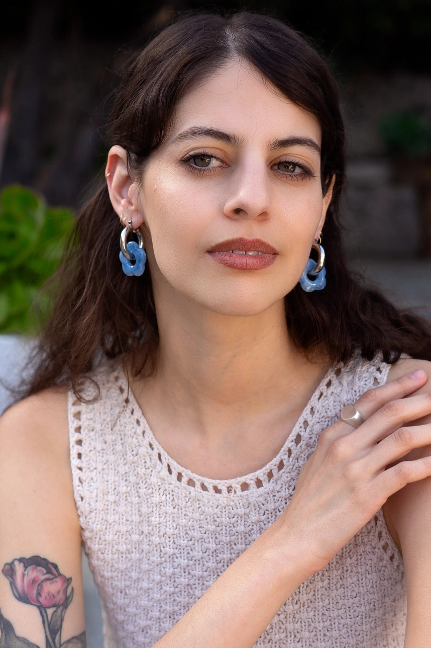 Dazy Nights Hoop Earrings