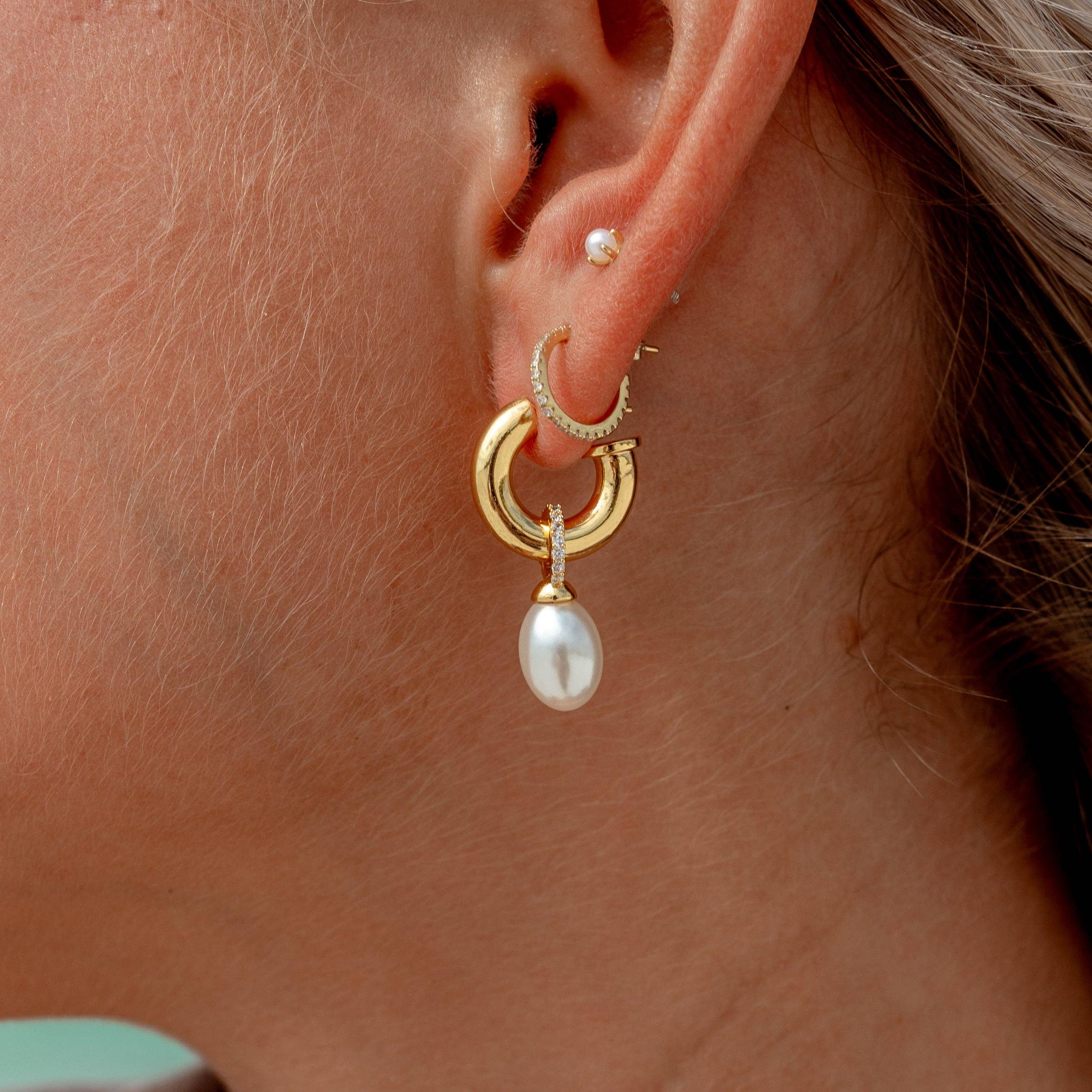 Pearl Diver Earrings - Proper
