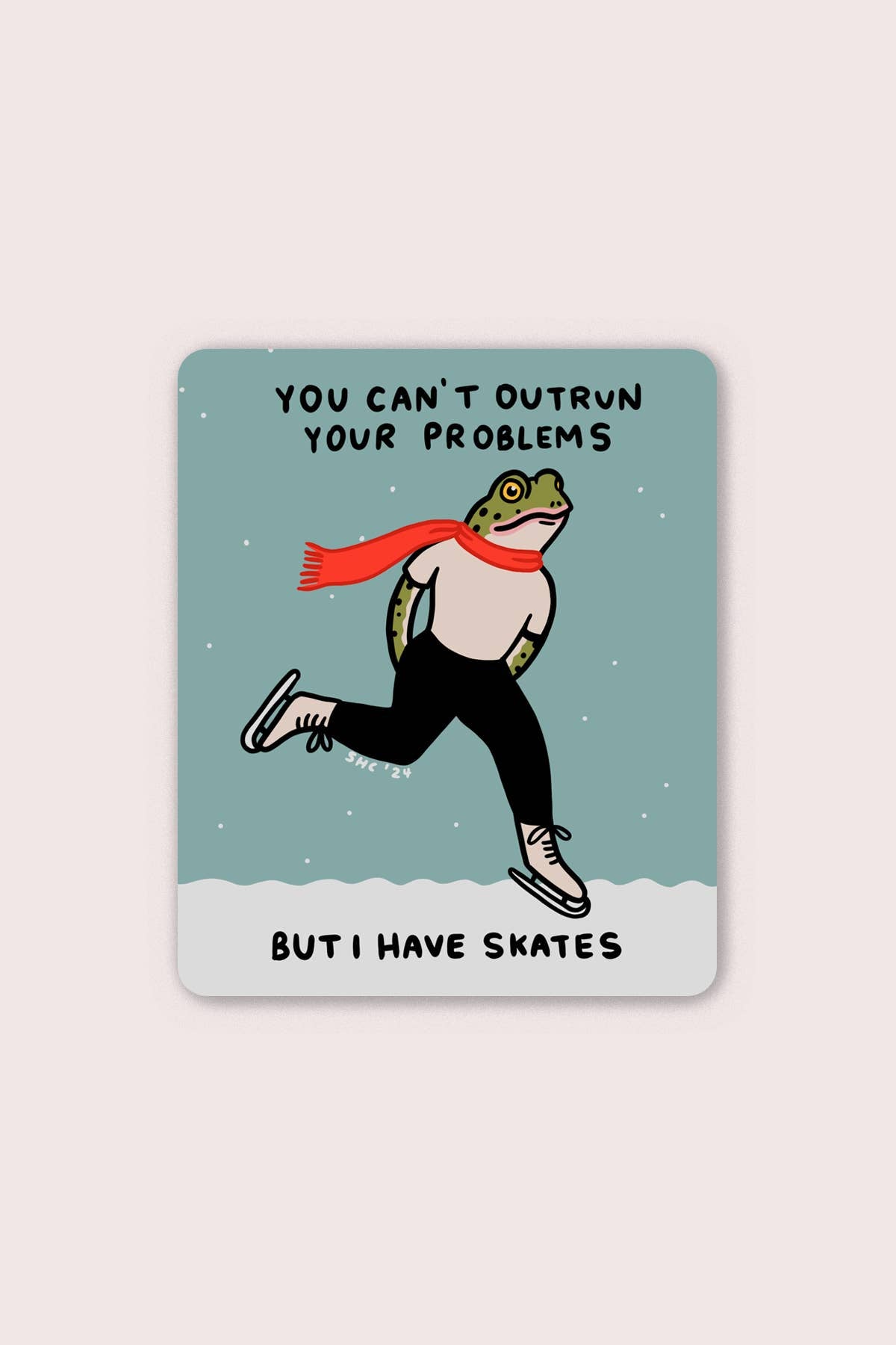 Outrun Your Problems Vinyl Sticker - Proper