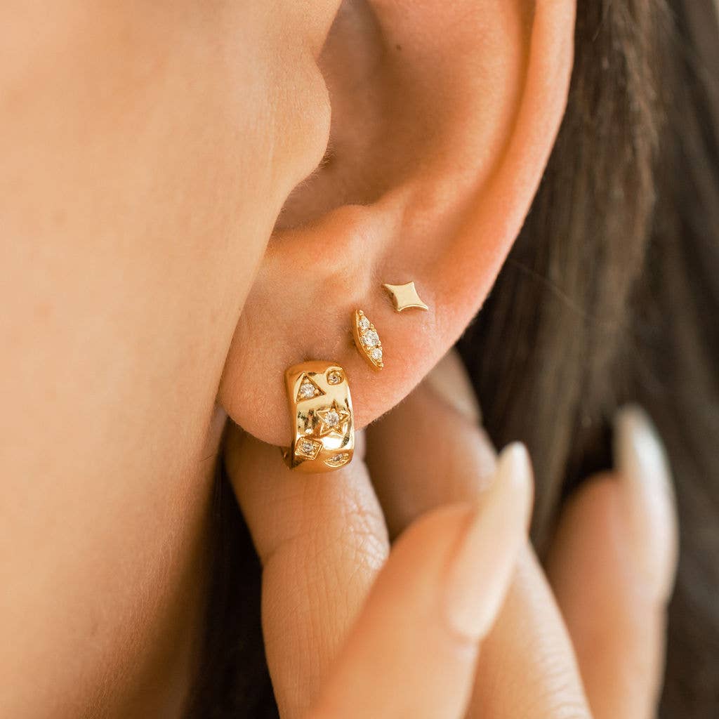 Meteor CZ Earrings - Proper