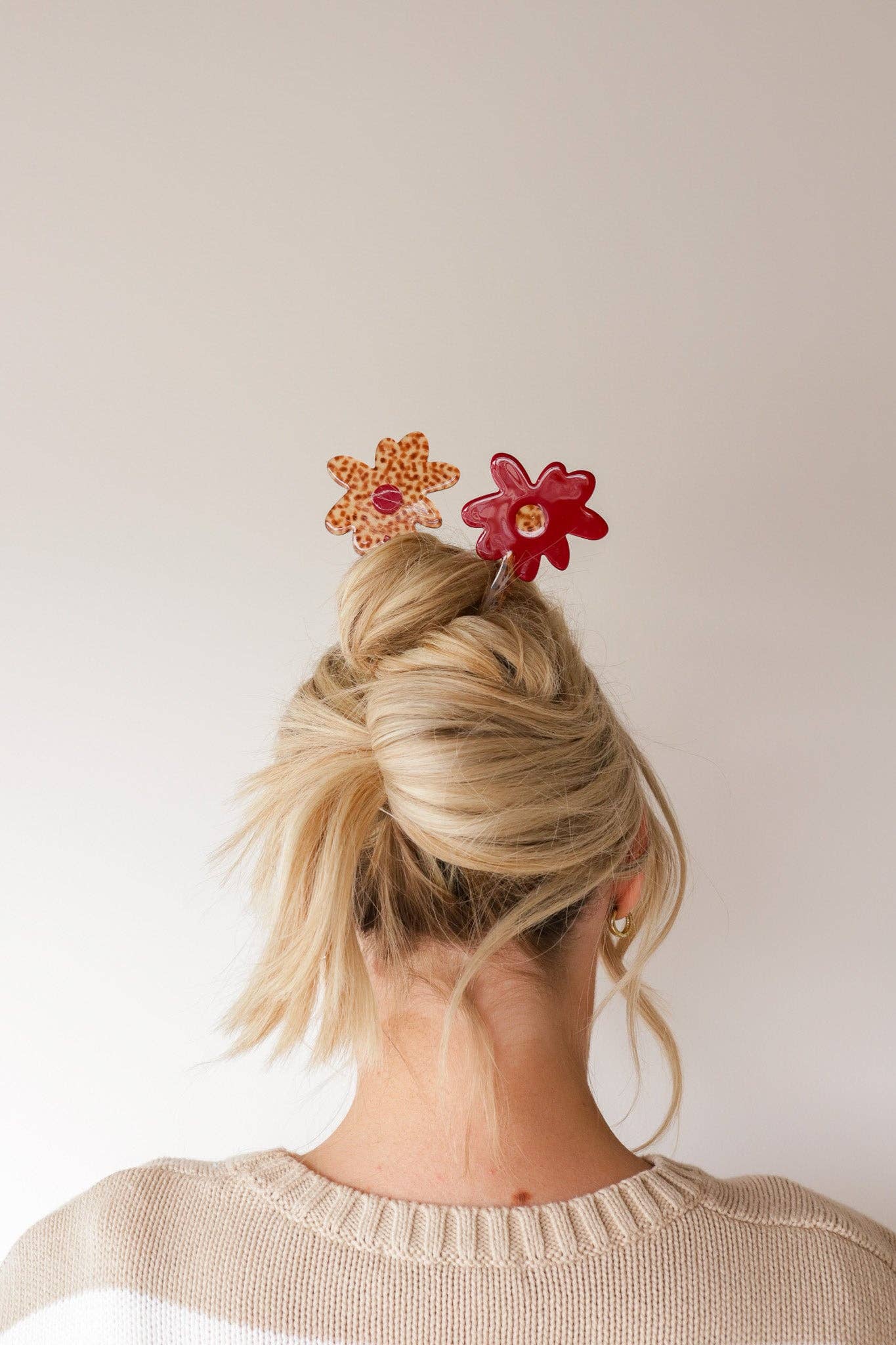 Flower French Pin Pair - Proper