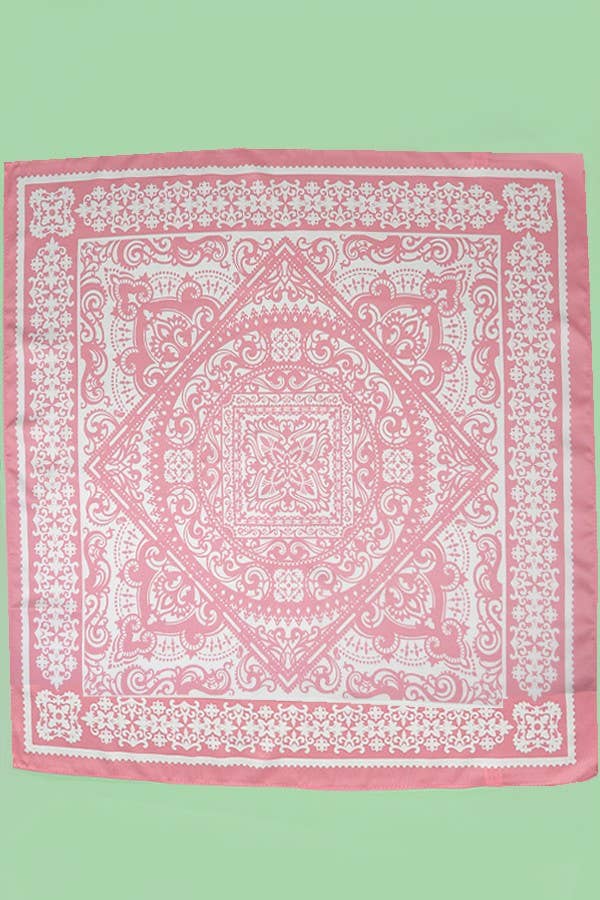 Pink Paisley Scarf - Proper