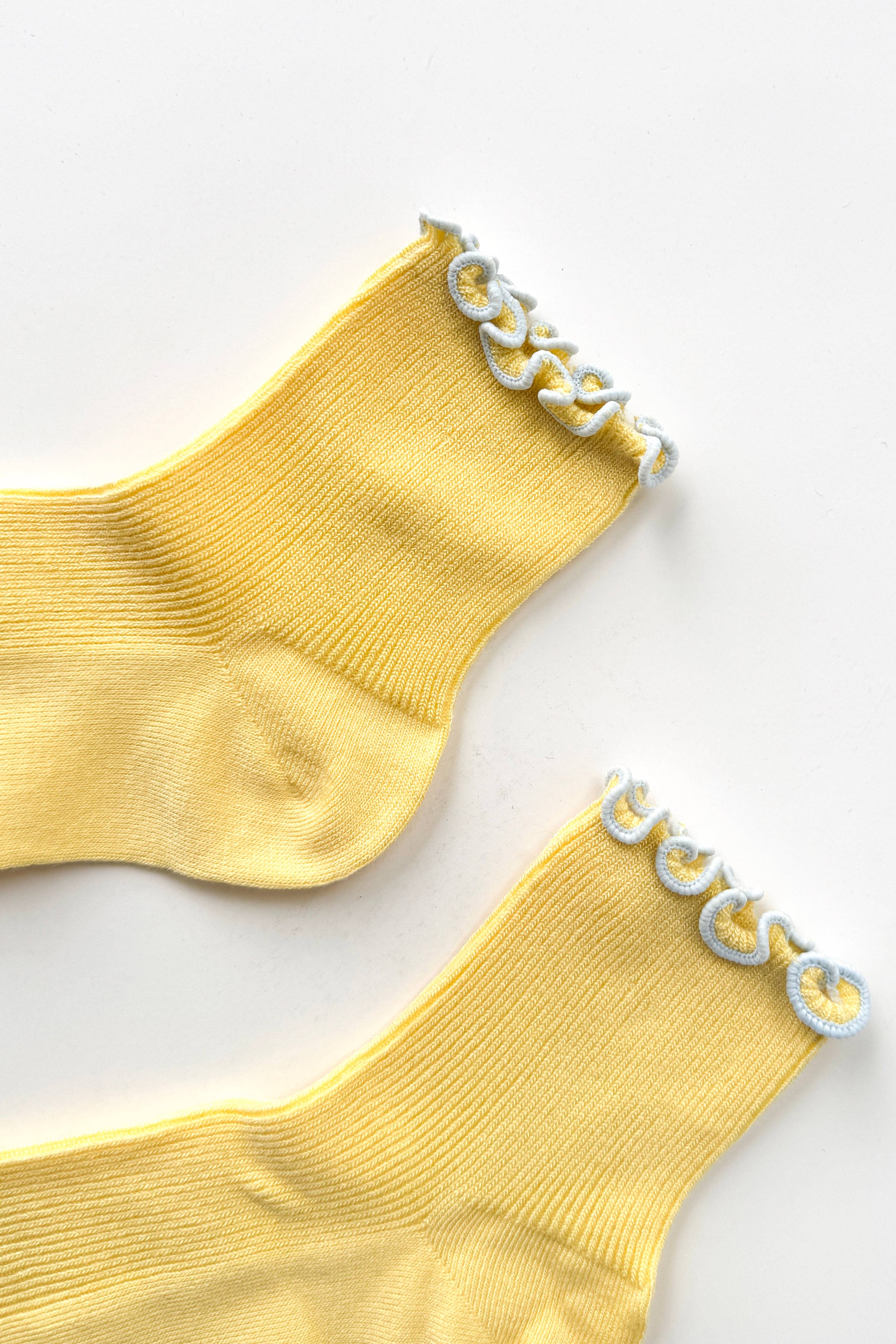 The Petite Ruffled Modal Socks (wholesale) - Proper