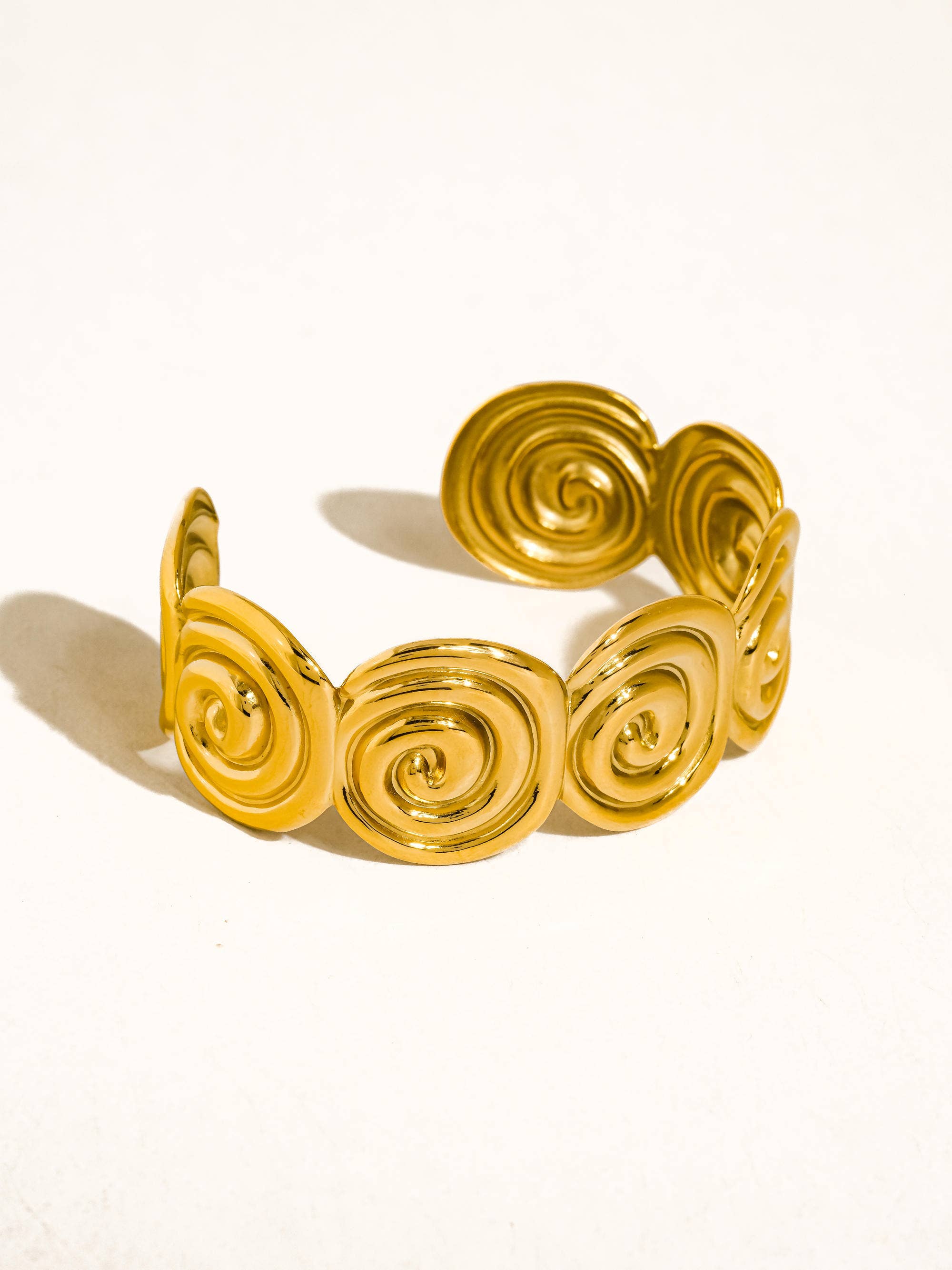 Kaelen Spiral Cuff Bracelet