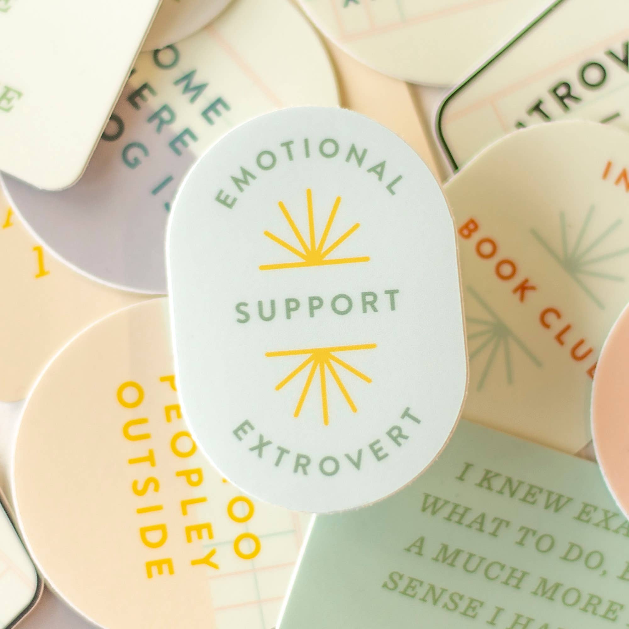Emotional Support Extrovert Sticker