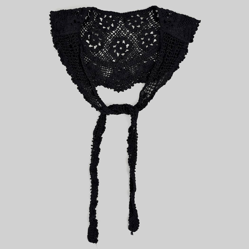 CROCHET HEAD WRAP OR SHOULDER WRAP ACCESSORY - Proper