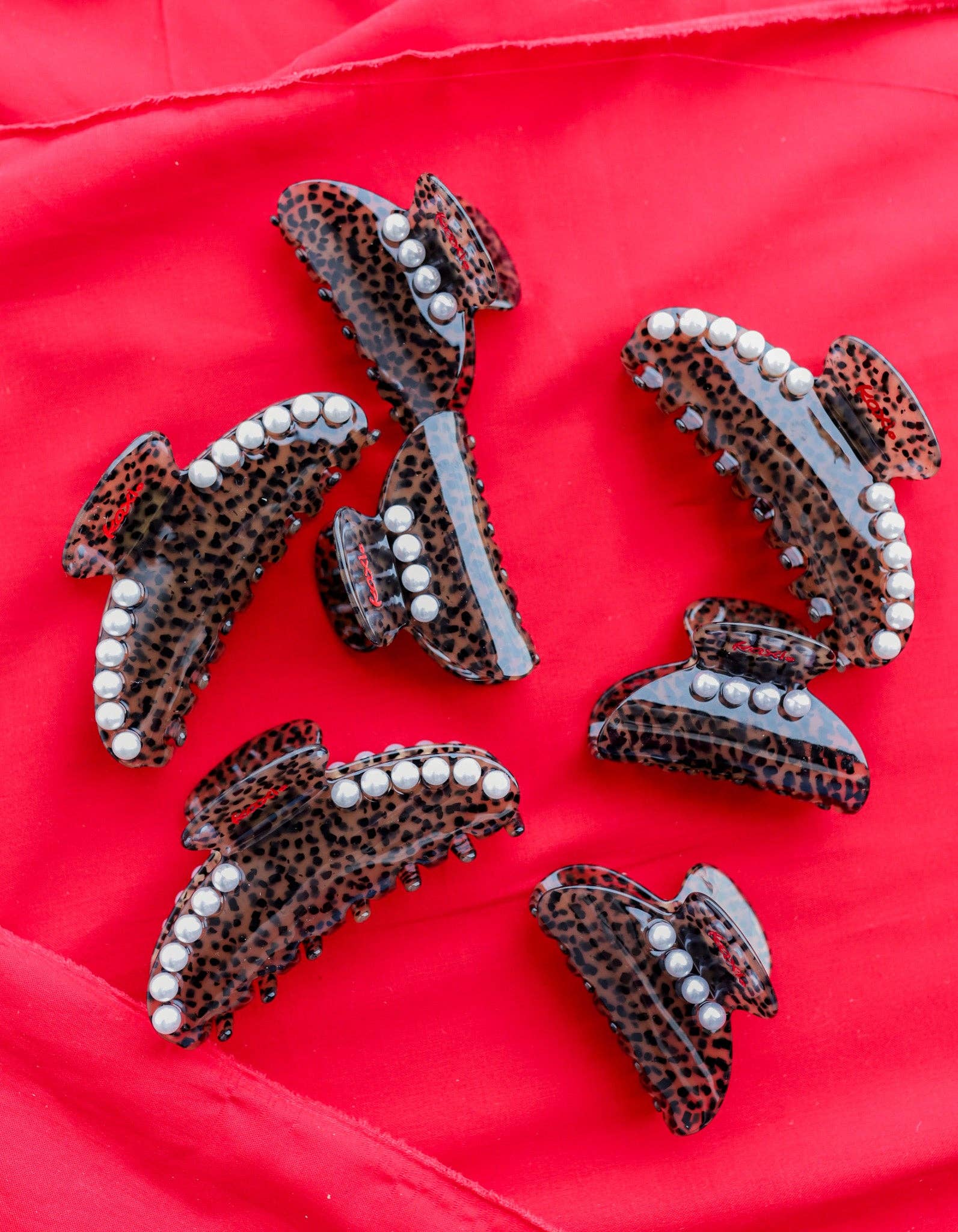 Cheetah Pearl Claw Clip - Proper