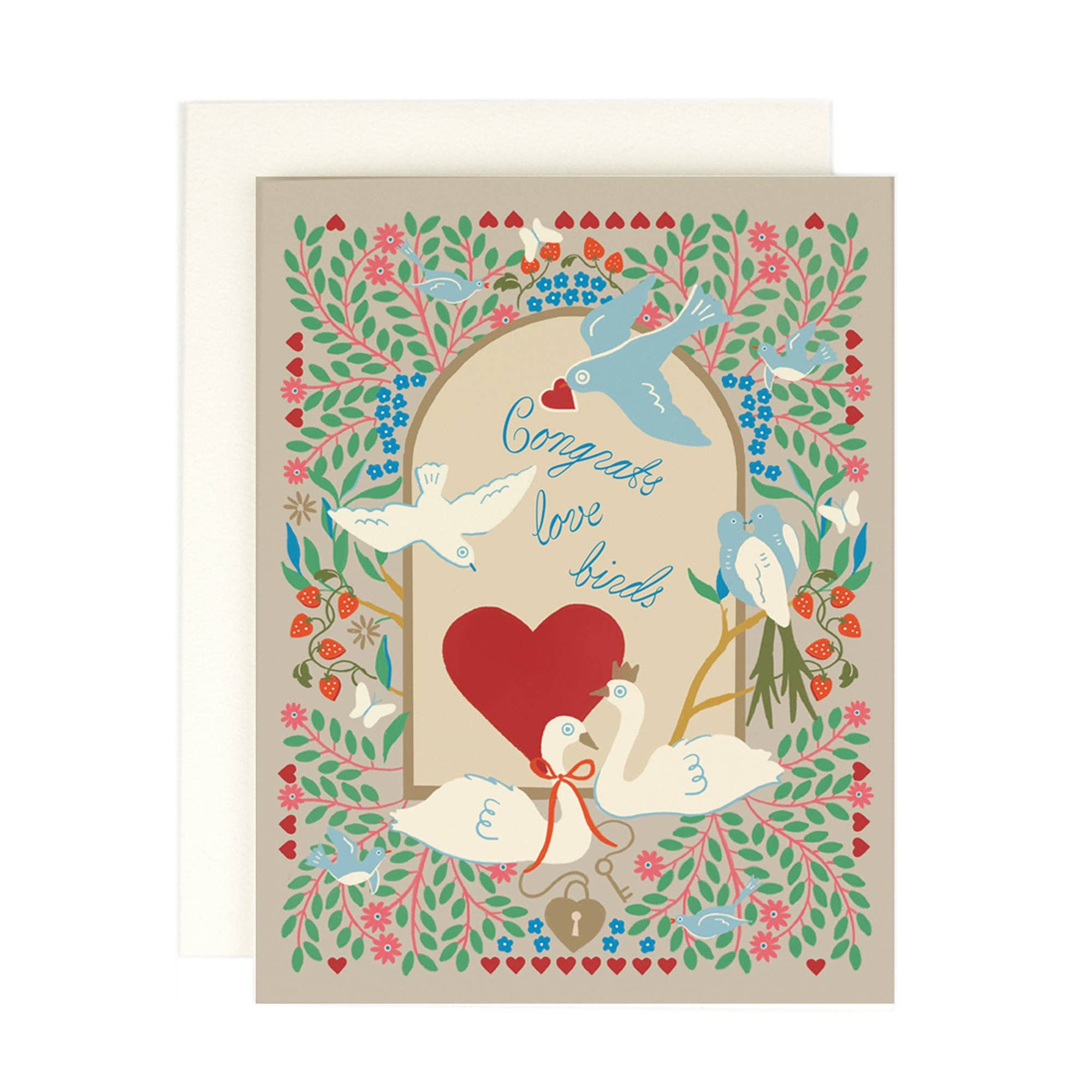 Congrats Love Birds Card