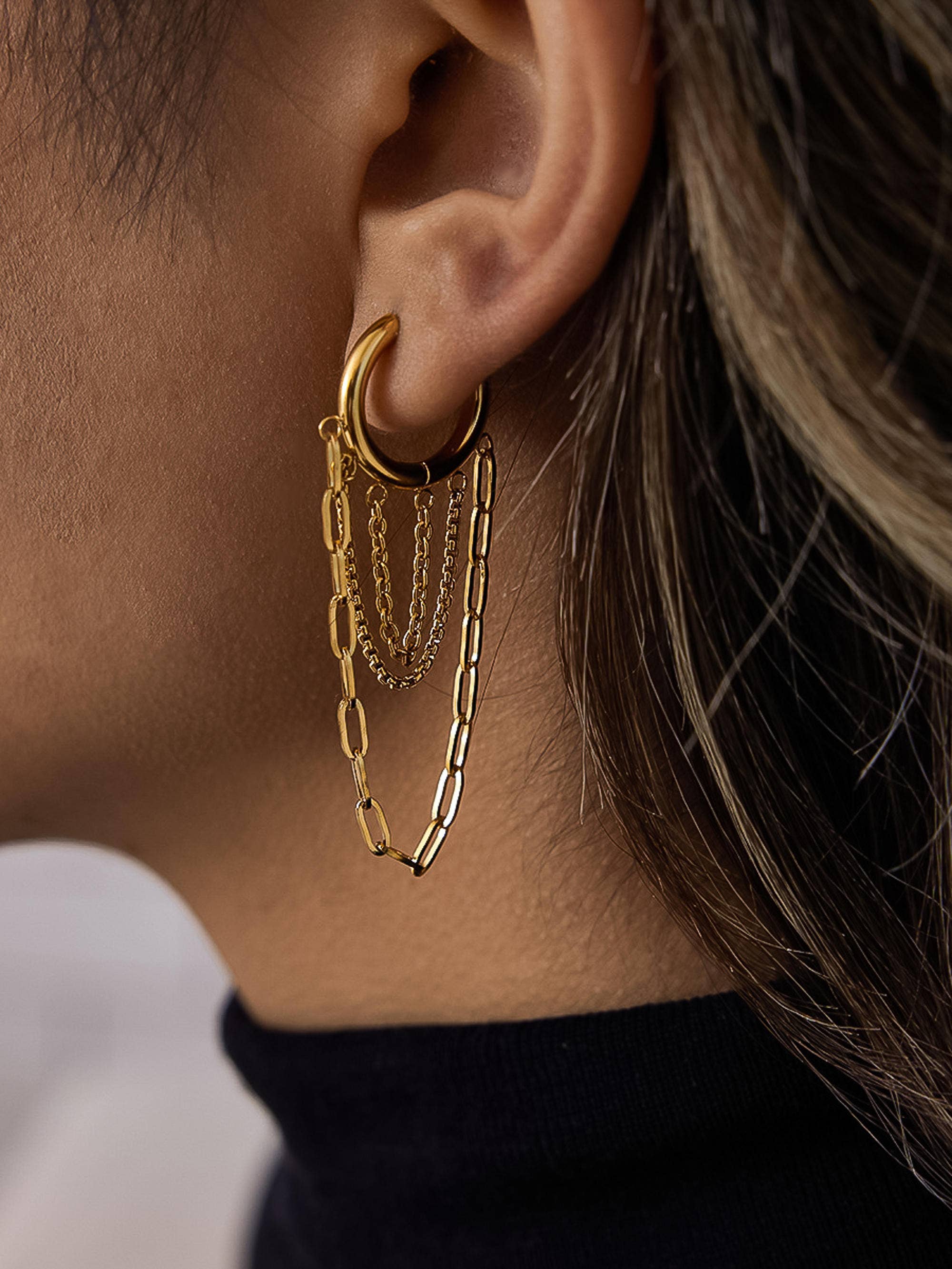 Vianne Chain Drop Earrings - Proper