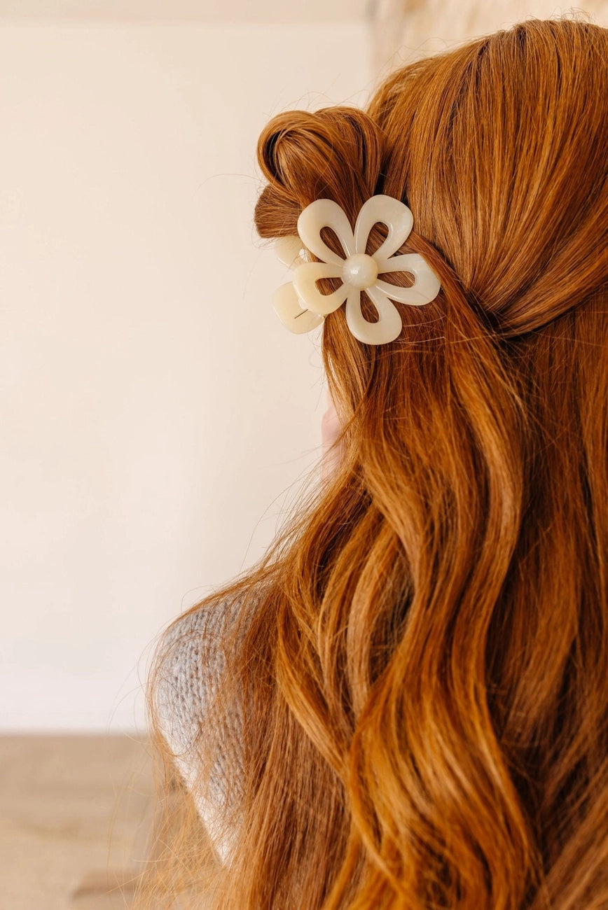 Cut Out Flower Hair Clip - Proper