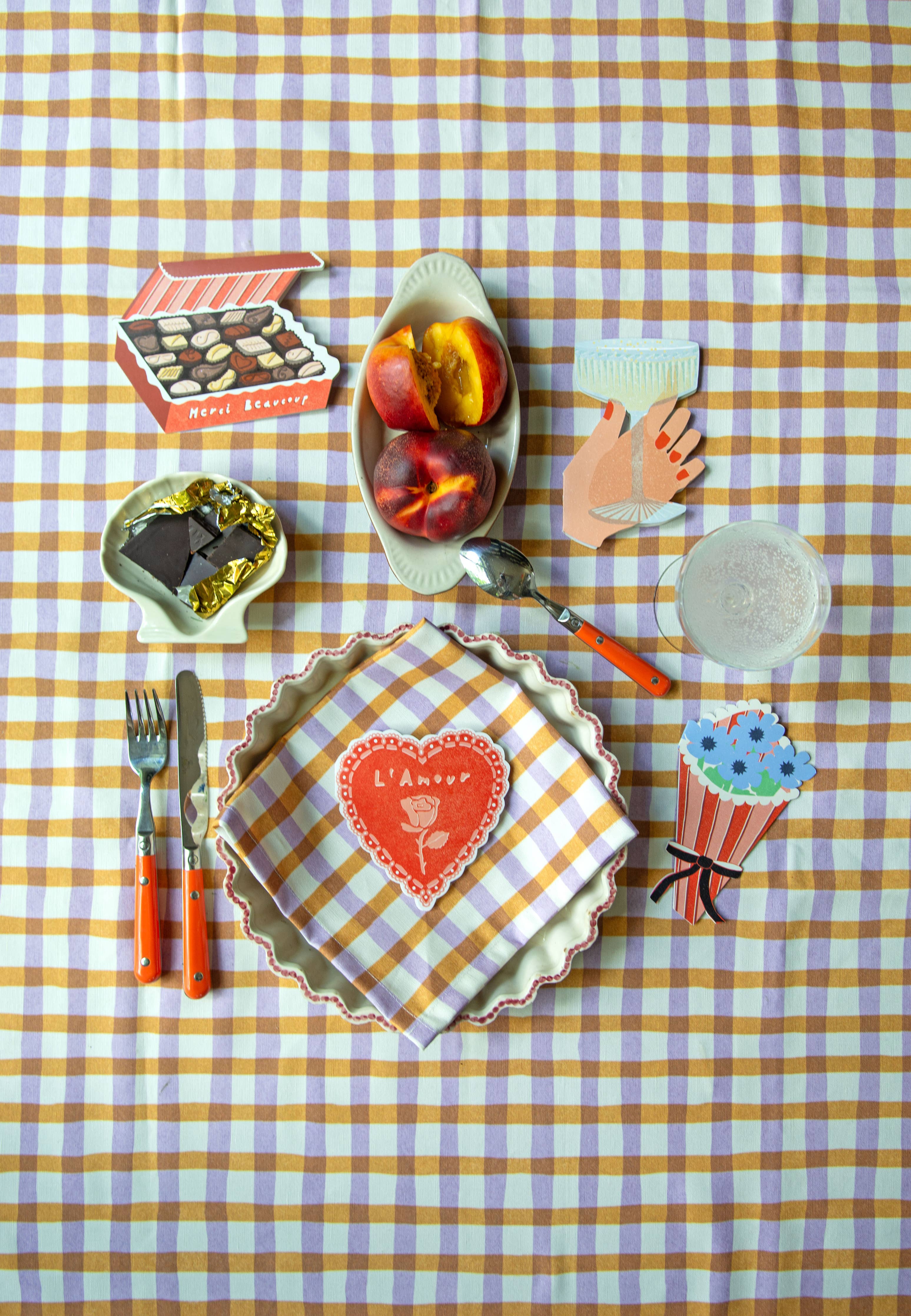 Flower Bouquet Die Cut Card - Proper