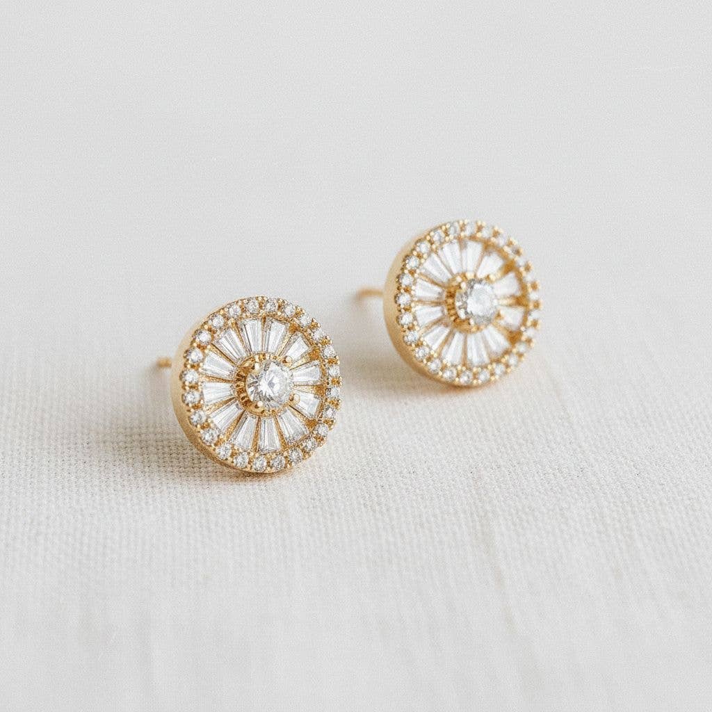 Glamour Gemstone Earrings