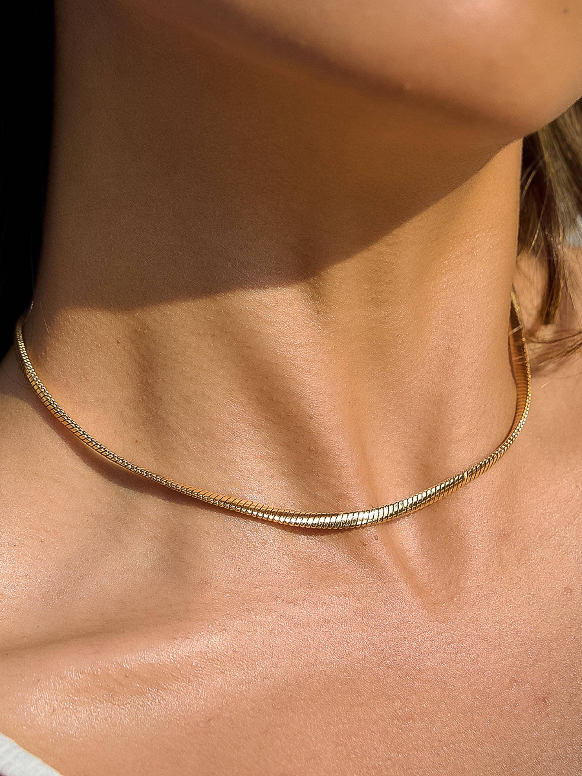 Papillon Snake Chain Necklace