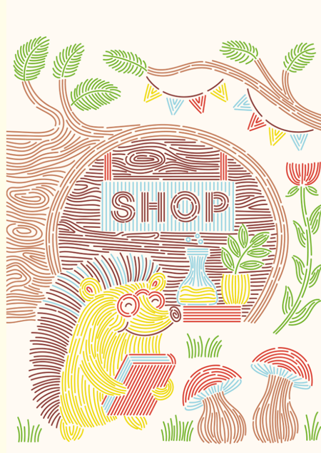 FlowArt - Trace by Line - Woodland Whimsy - Proper