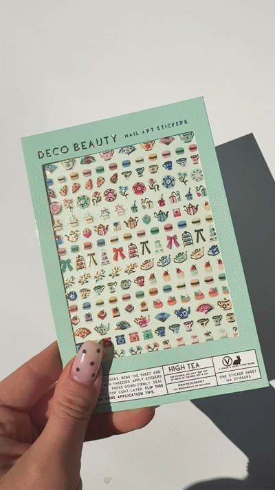 Nail Art Stickers - High Tea - Proper