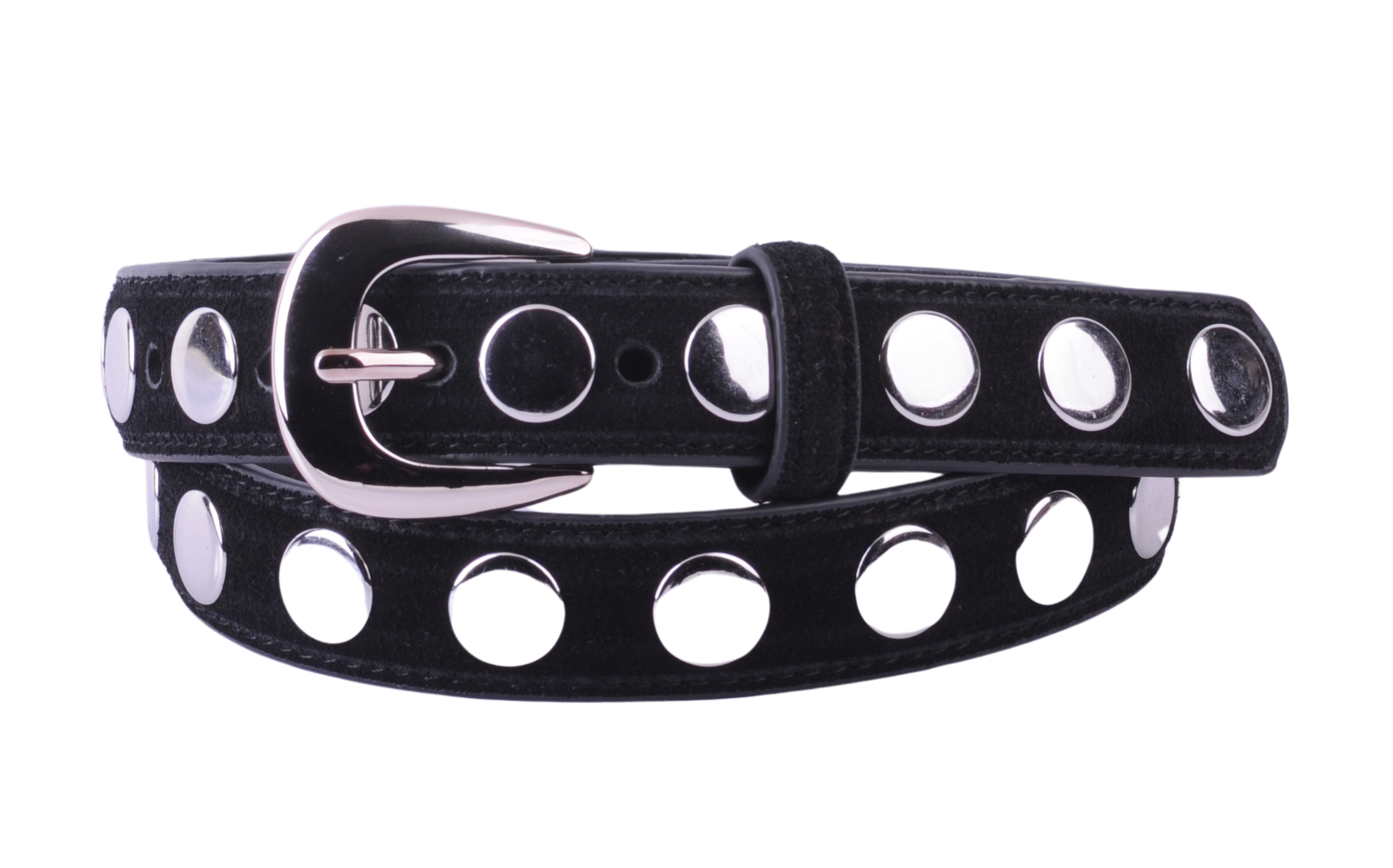 Suede Belt with Studs - Proper