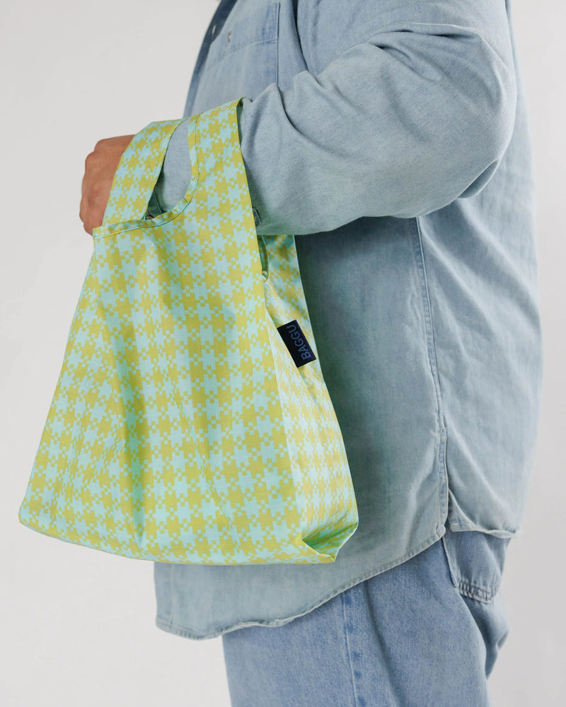 Baby Baggu - Mint Pixel Gingham - Proper