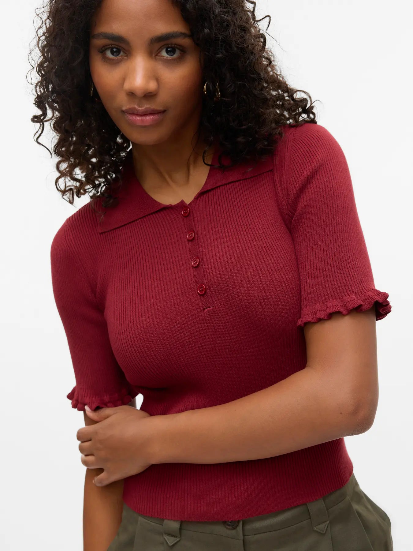 Wonder Pullover Polo Top - Proper