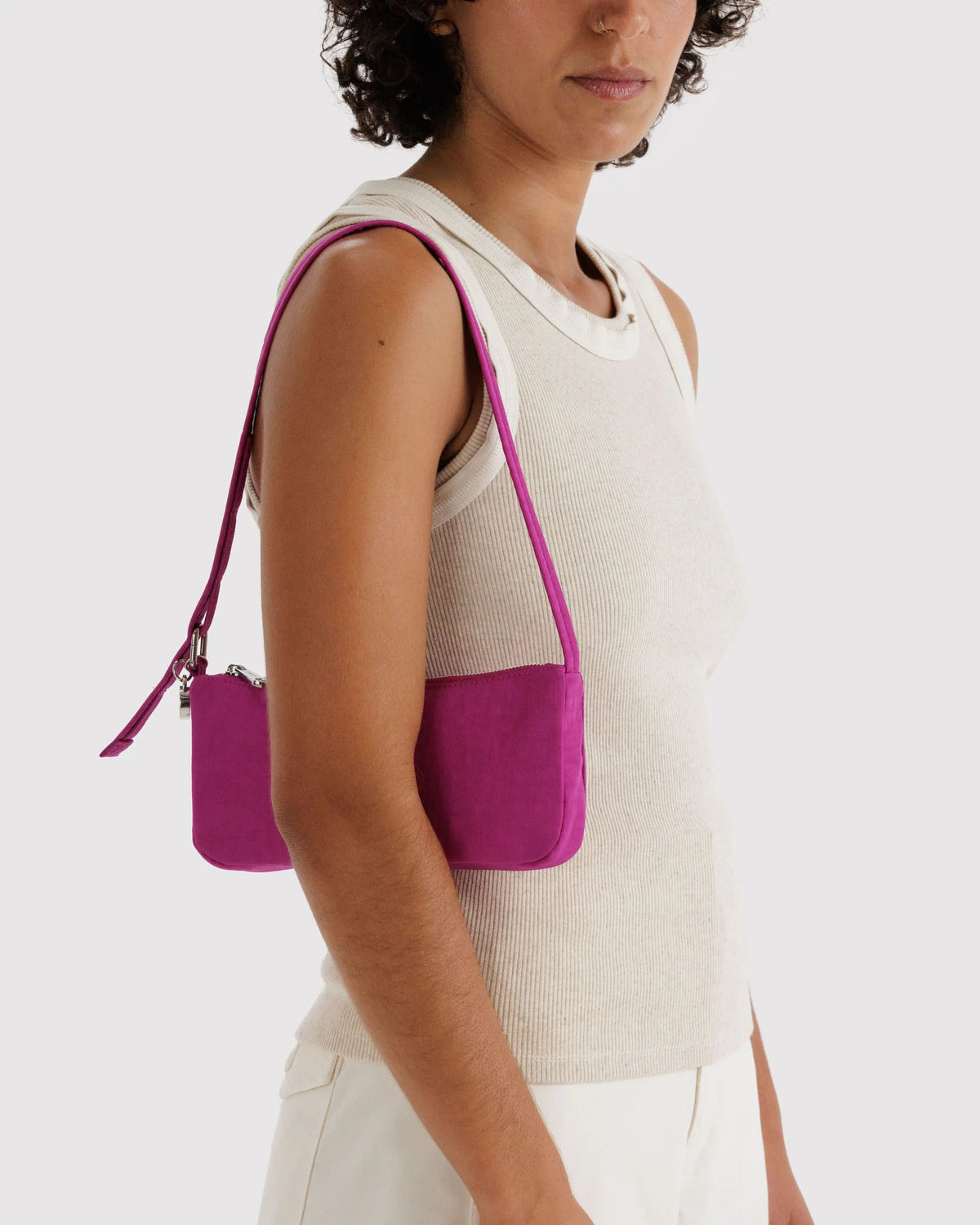 Baggu Nylon Pochette - Deep Fuchsia - Proper