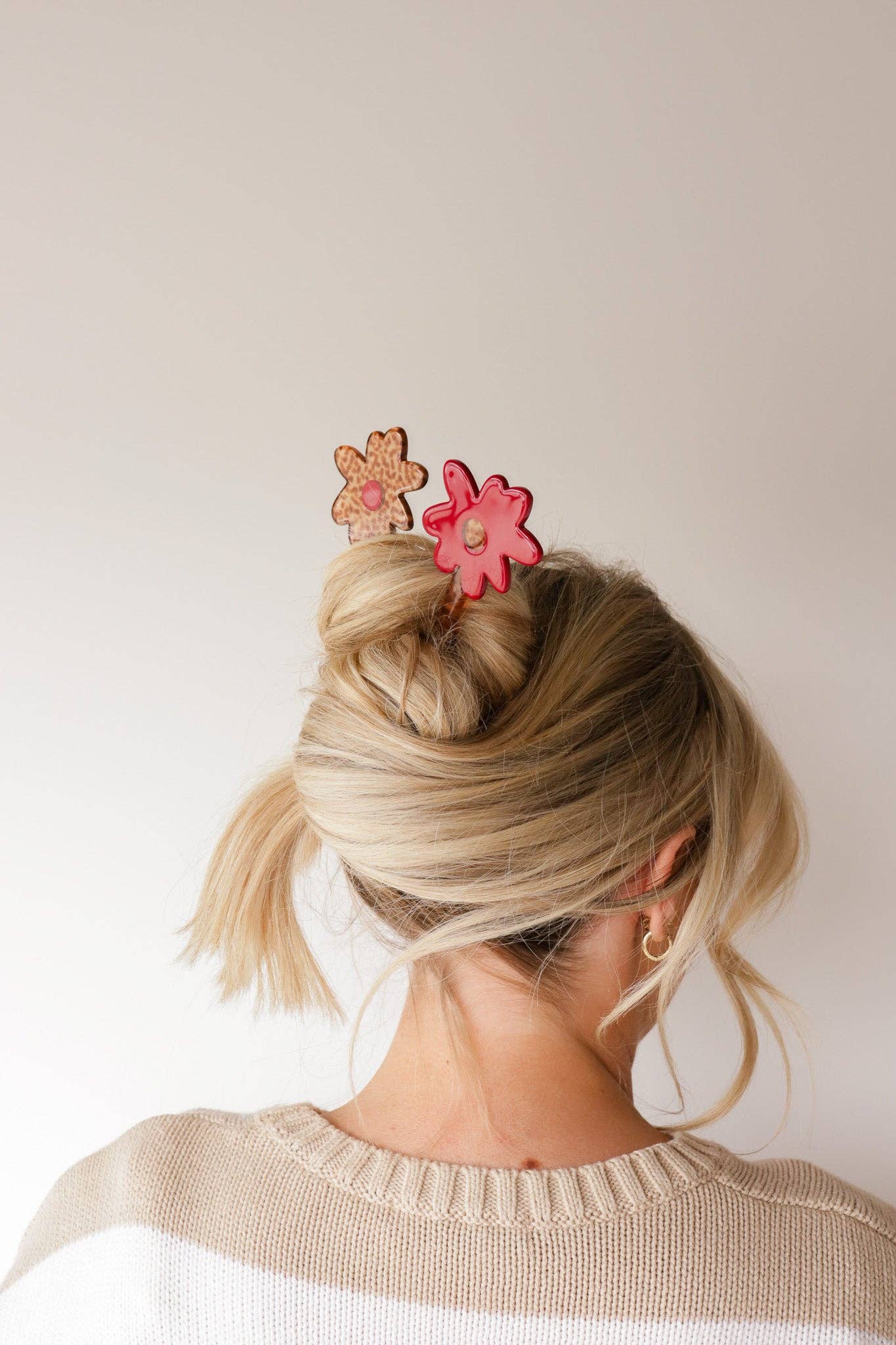 Flower French Pin Pair - Proper