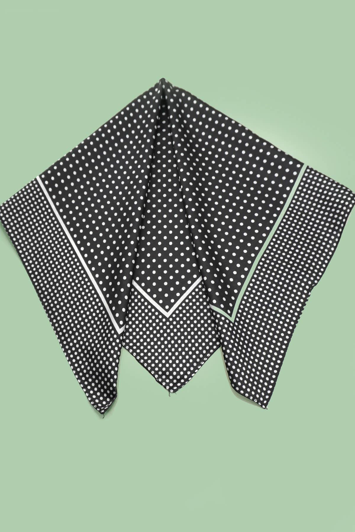 LARGE POLKA DOT PRINT BANDANA SCARF | 40SC696 - Proper