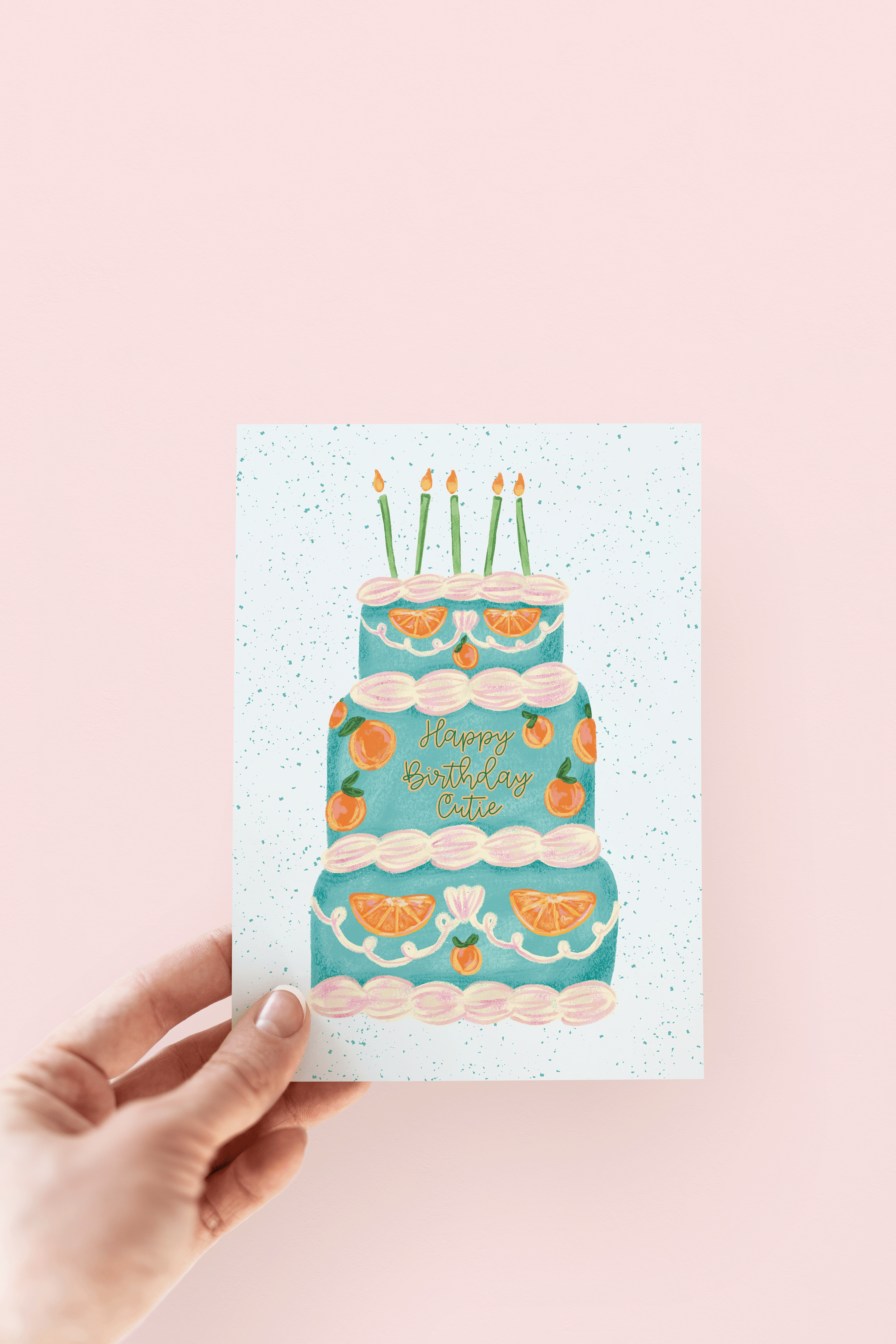 Happy Birthday Cutie Oranges Card - Proper