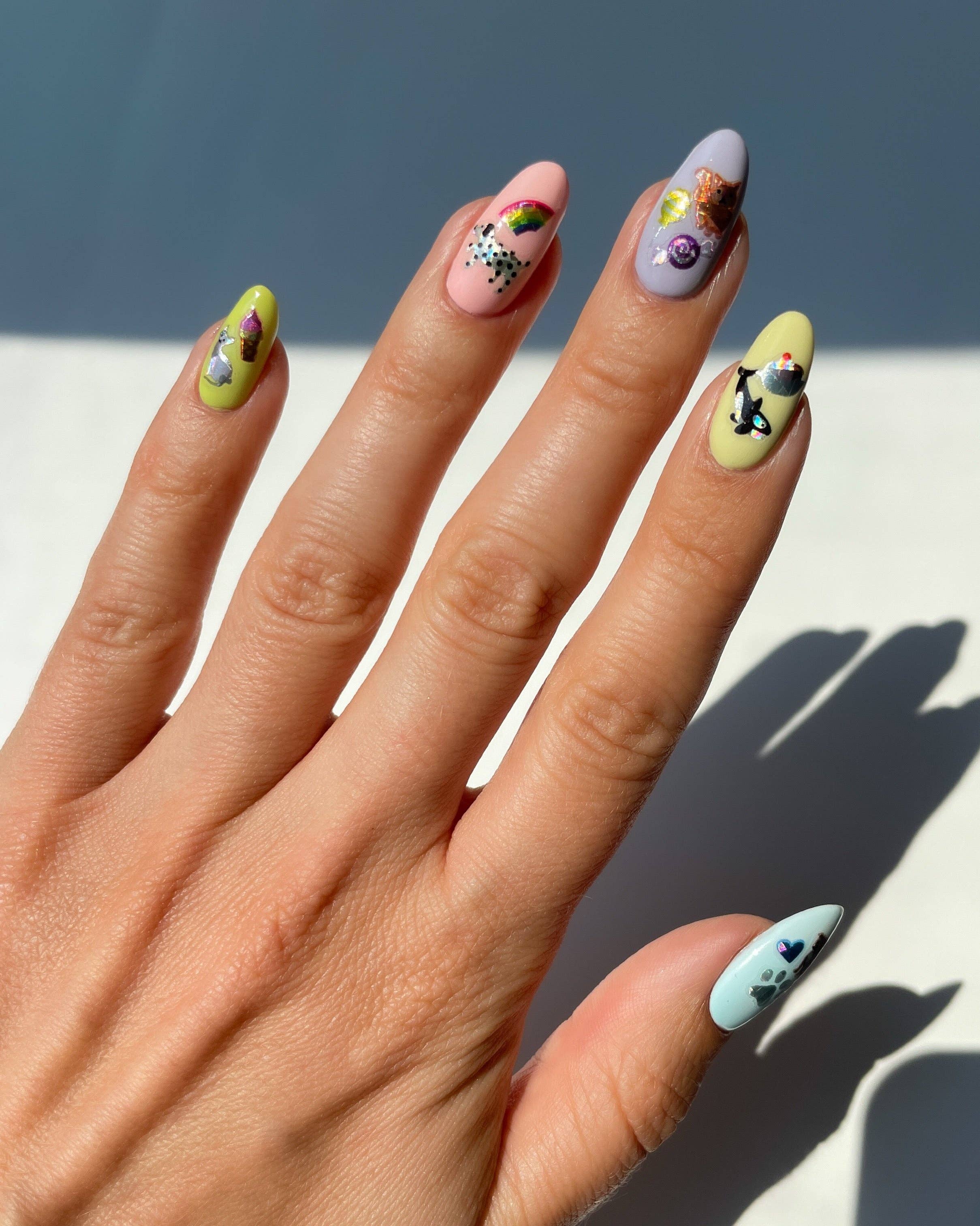Nail Art Stickers - Ice Cream Social