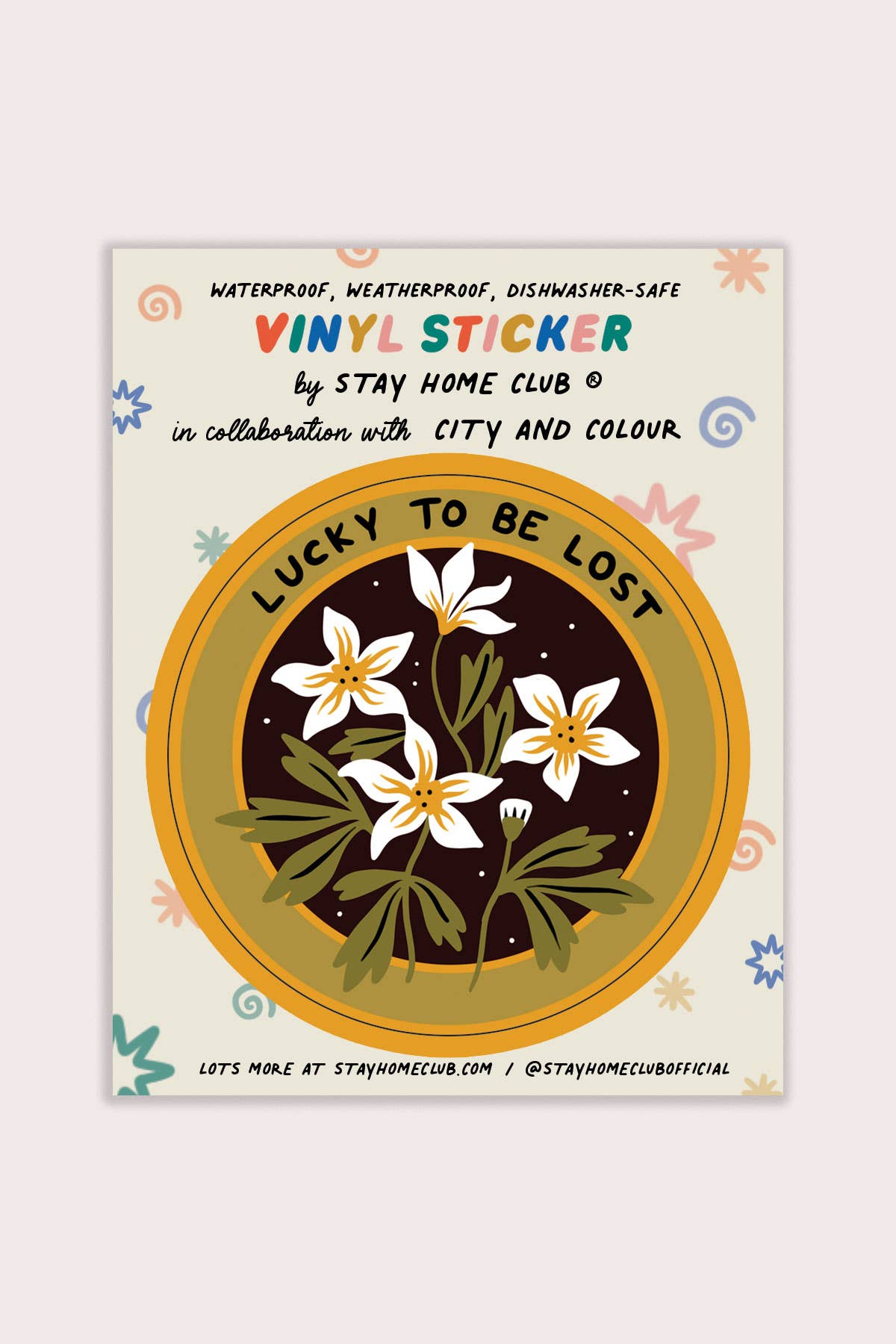 Lucky to be Lost Sticker | Waterproof Vinyl Sticker - Proper